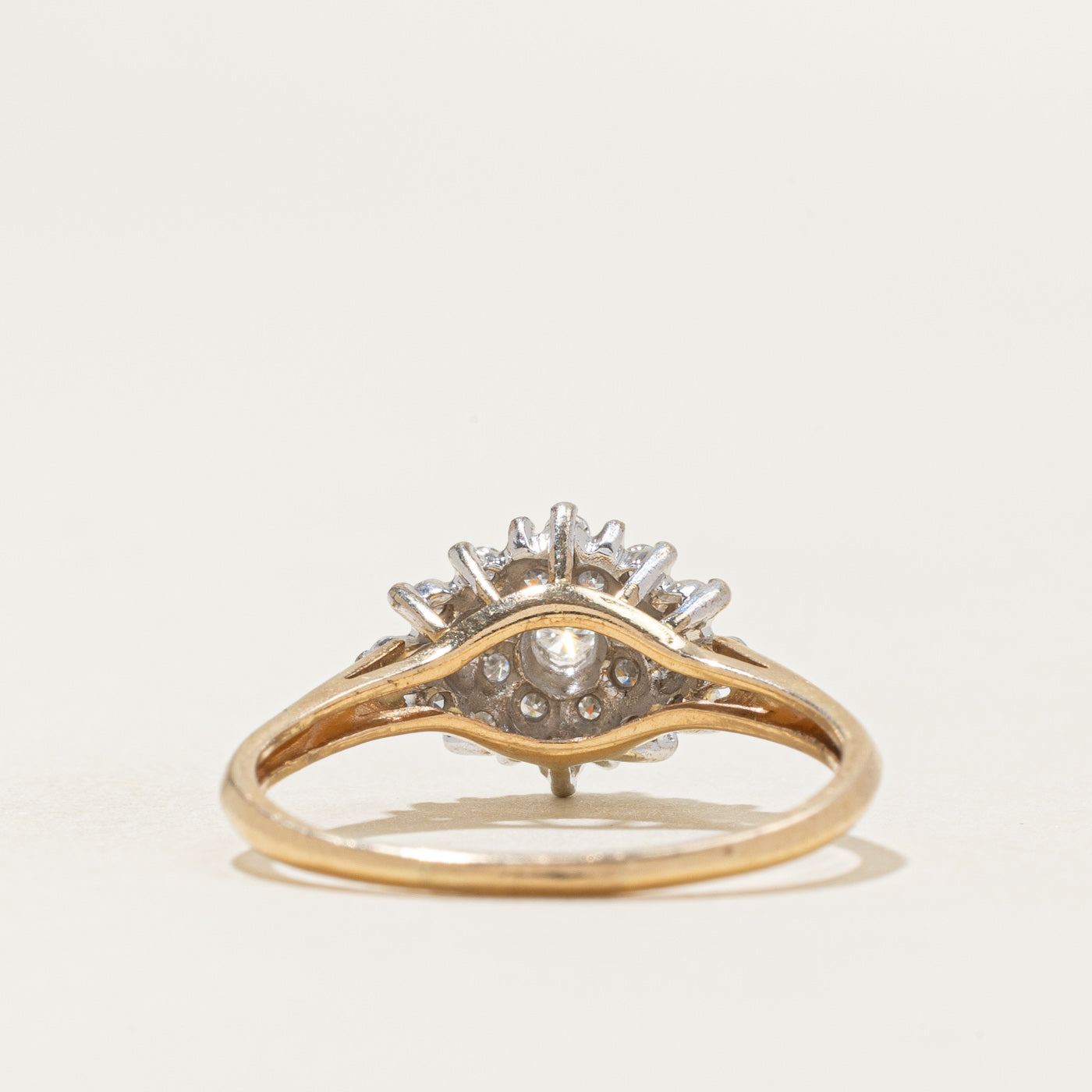 Diamond Petal Cluster Ring | 0.4ctw | SZ 7.5 |