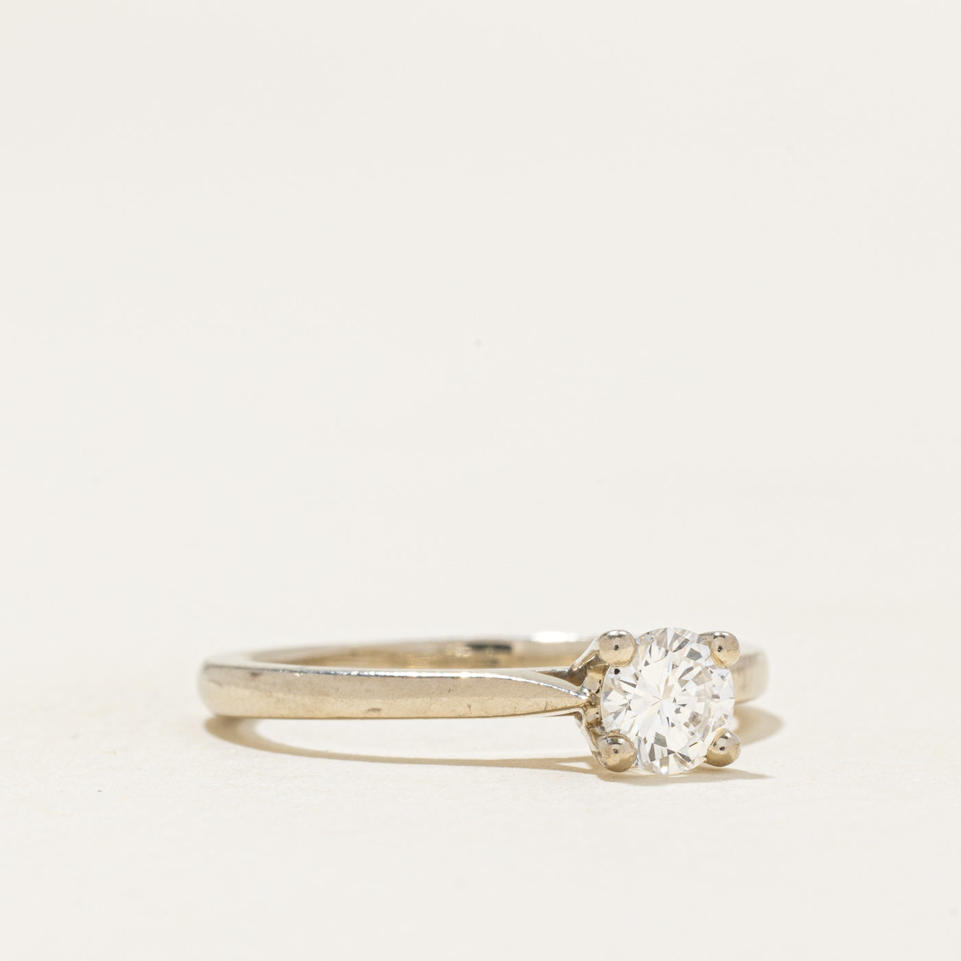 'Birks' High Set Solitaire Diamond Ring | 0.39ct | SZ 6.0 |