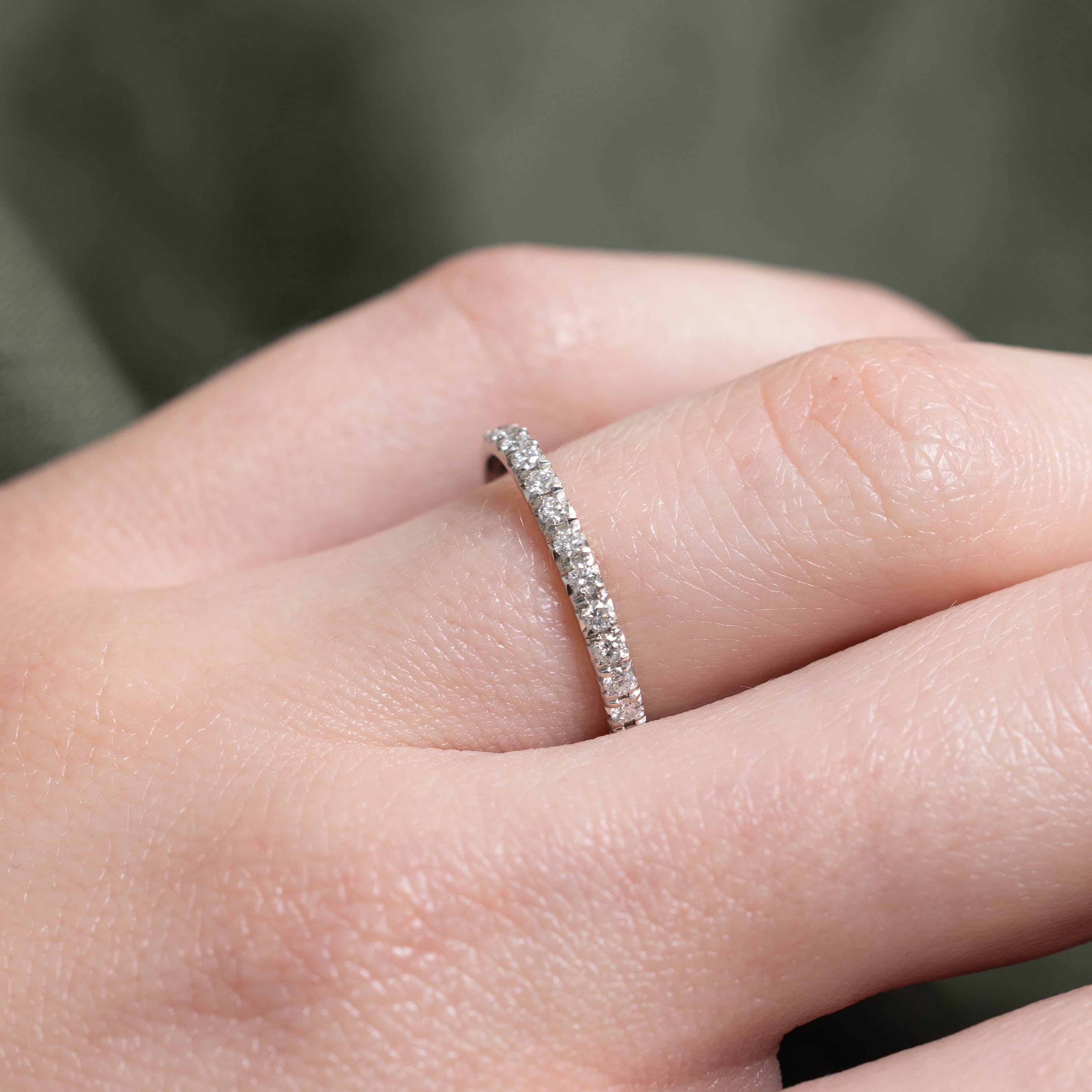 14k Eternity Diamond Band | 0.46ctw | 1.95mm | SZ 5.5