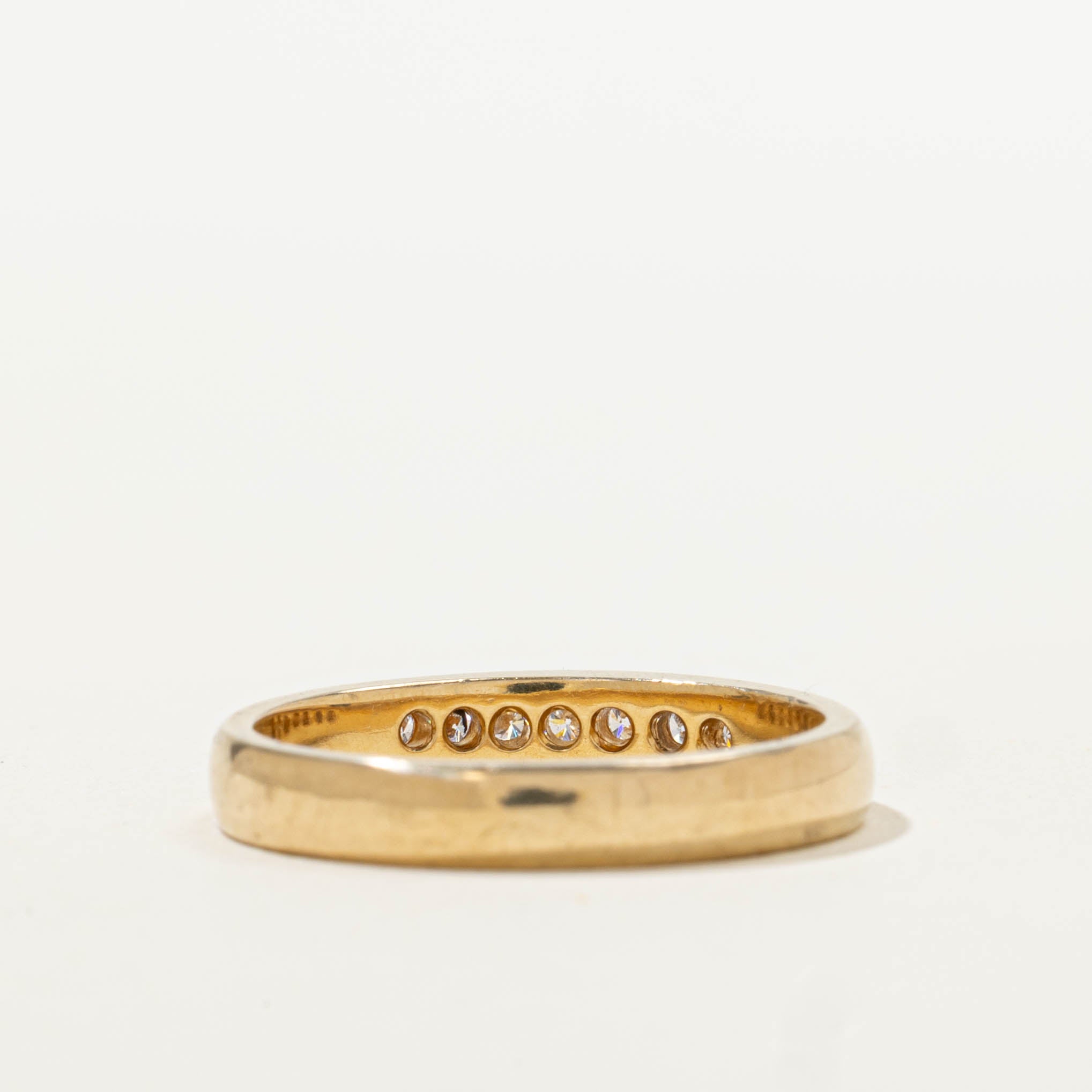 18k Semi Eternity Diamond Band | 0.15ctw | SZ 6.25