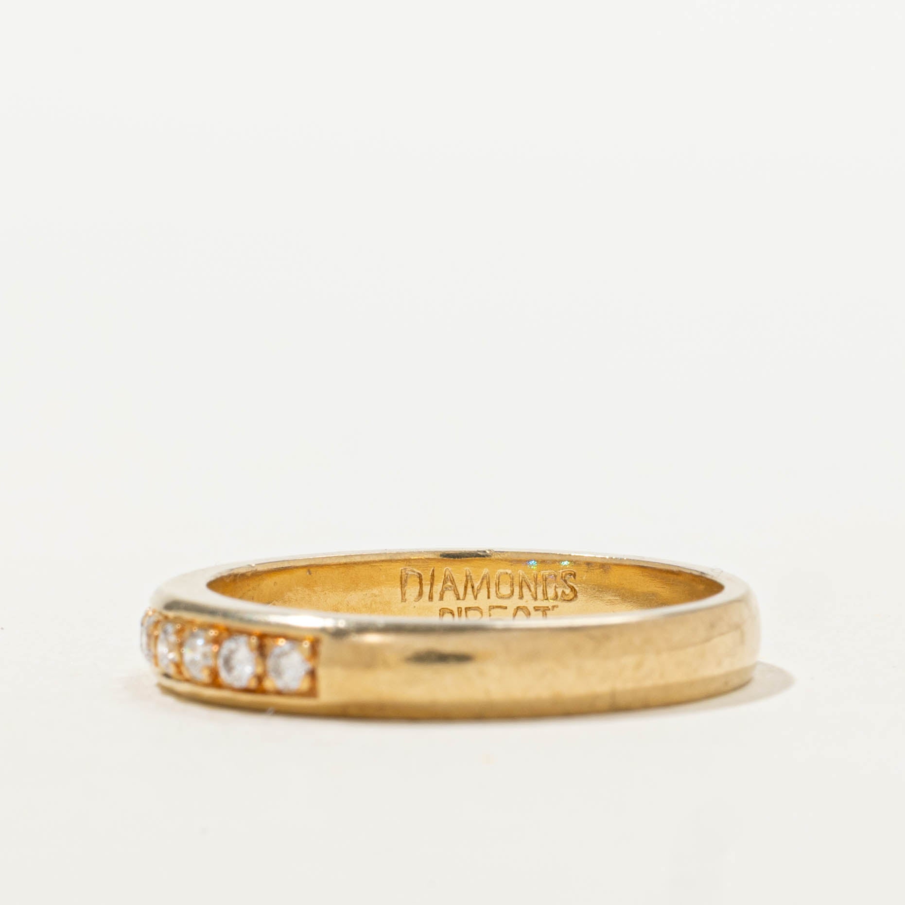18k Semi Eternity Diamond Band | 0.15ctw | SZ 6.25