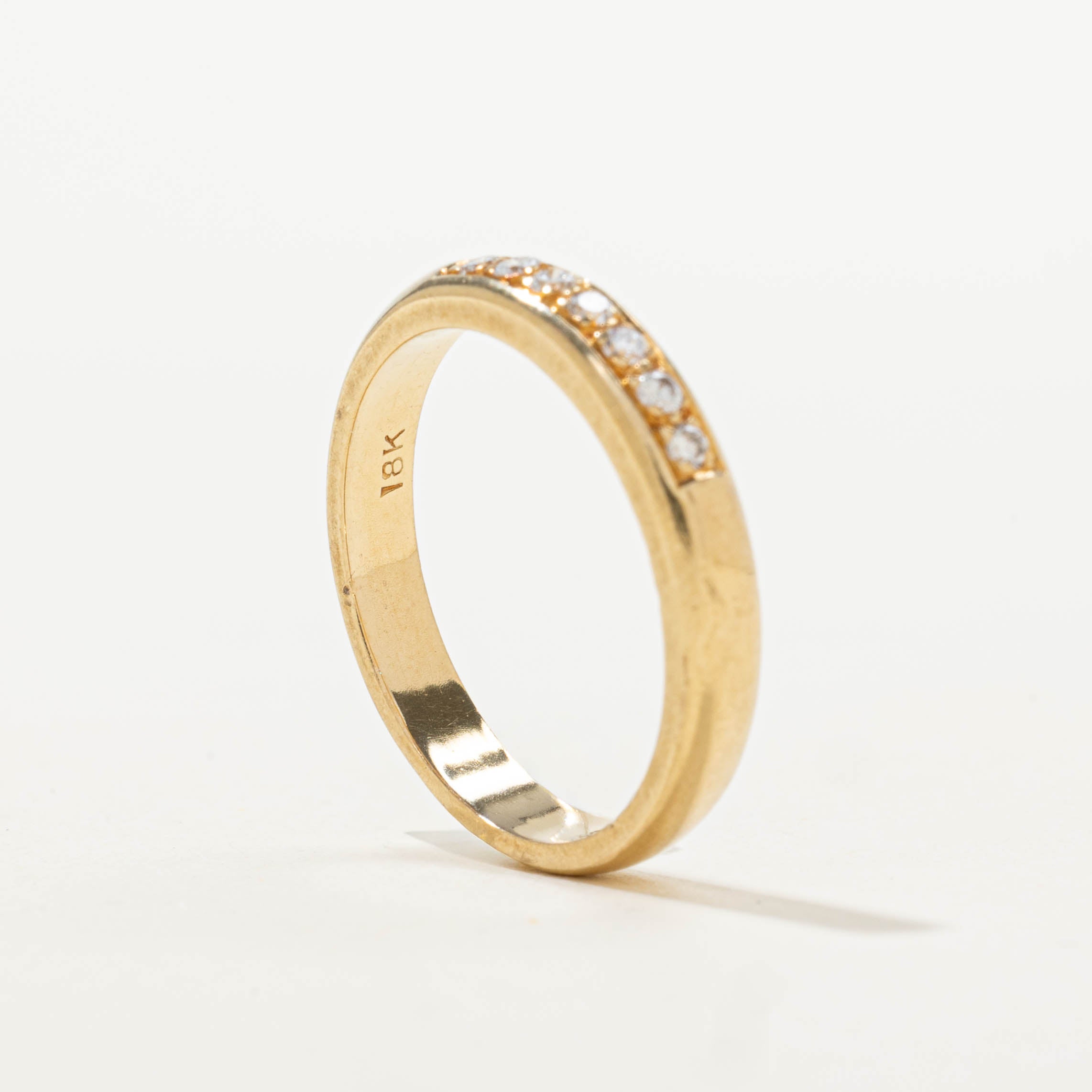 18k Semi Eternity Diamond Band | 0.15ctw | SZ 6.25