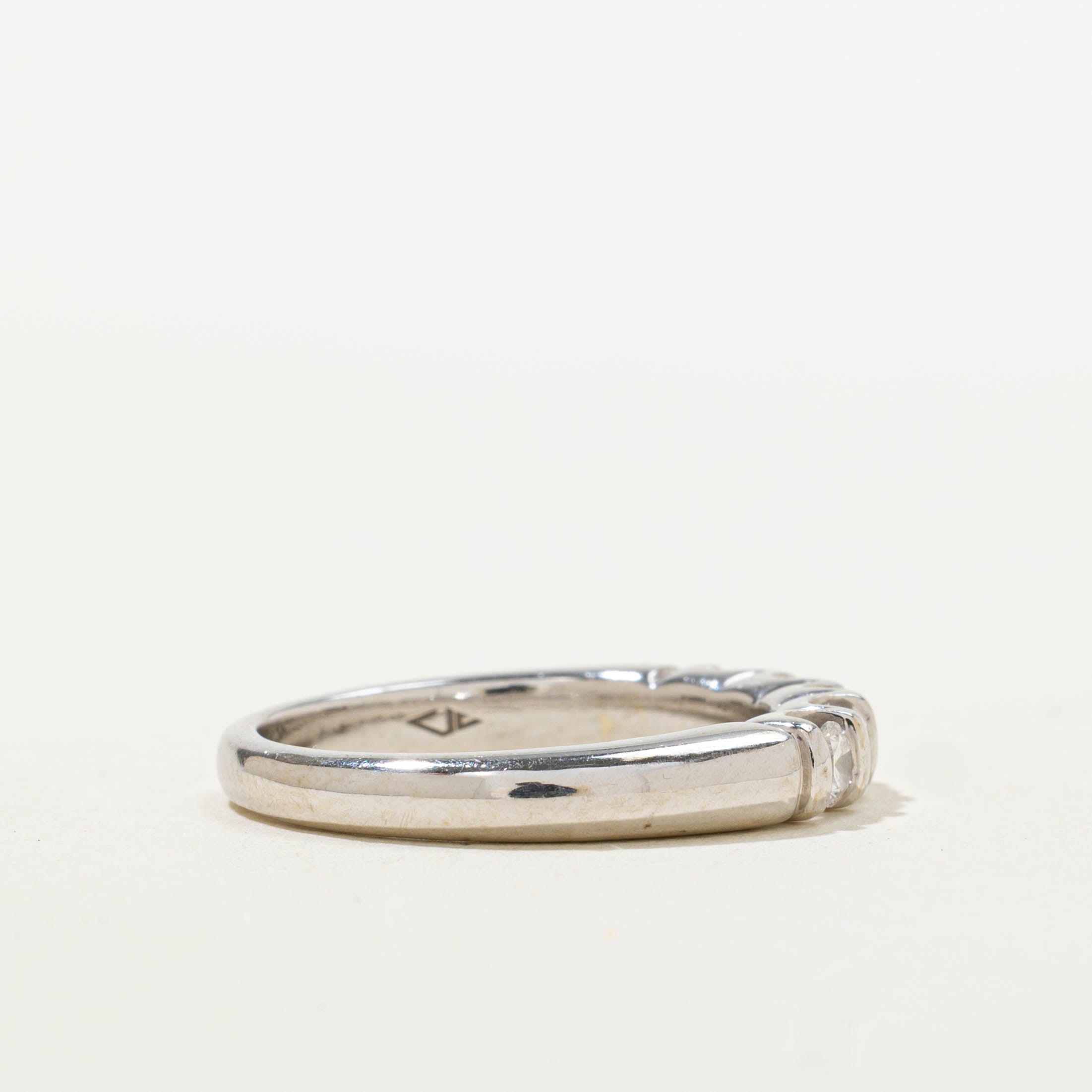 14k Tension Set Five Stone Diamond Ring | 0.44ctw | SZ 6.75