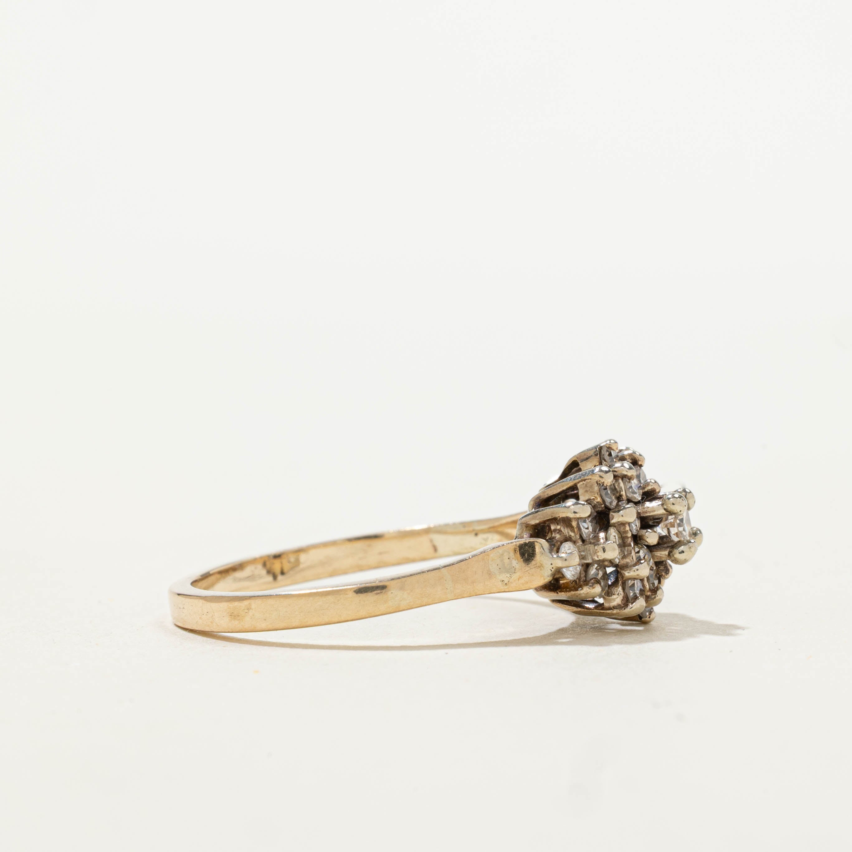 10k Diamond Cluster Ring | 0.47ctw | SZ 7.75