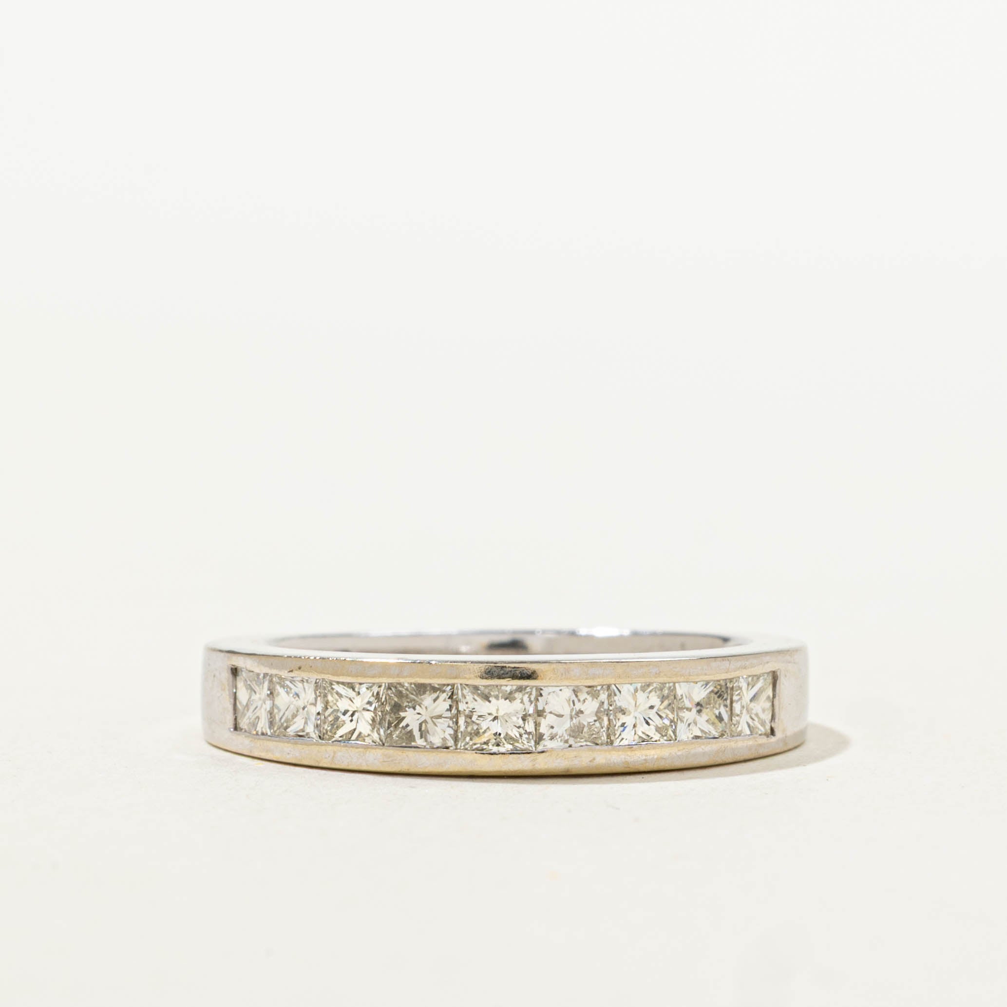 14k Semi Eternity Princess Cut Diamond Ring | 1.00ctw | SZ 6