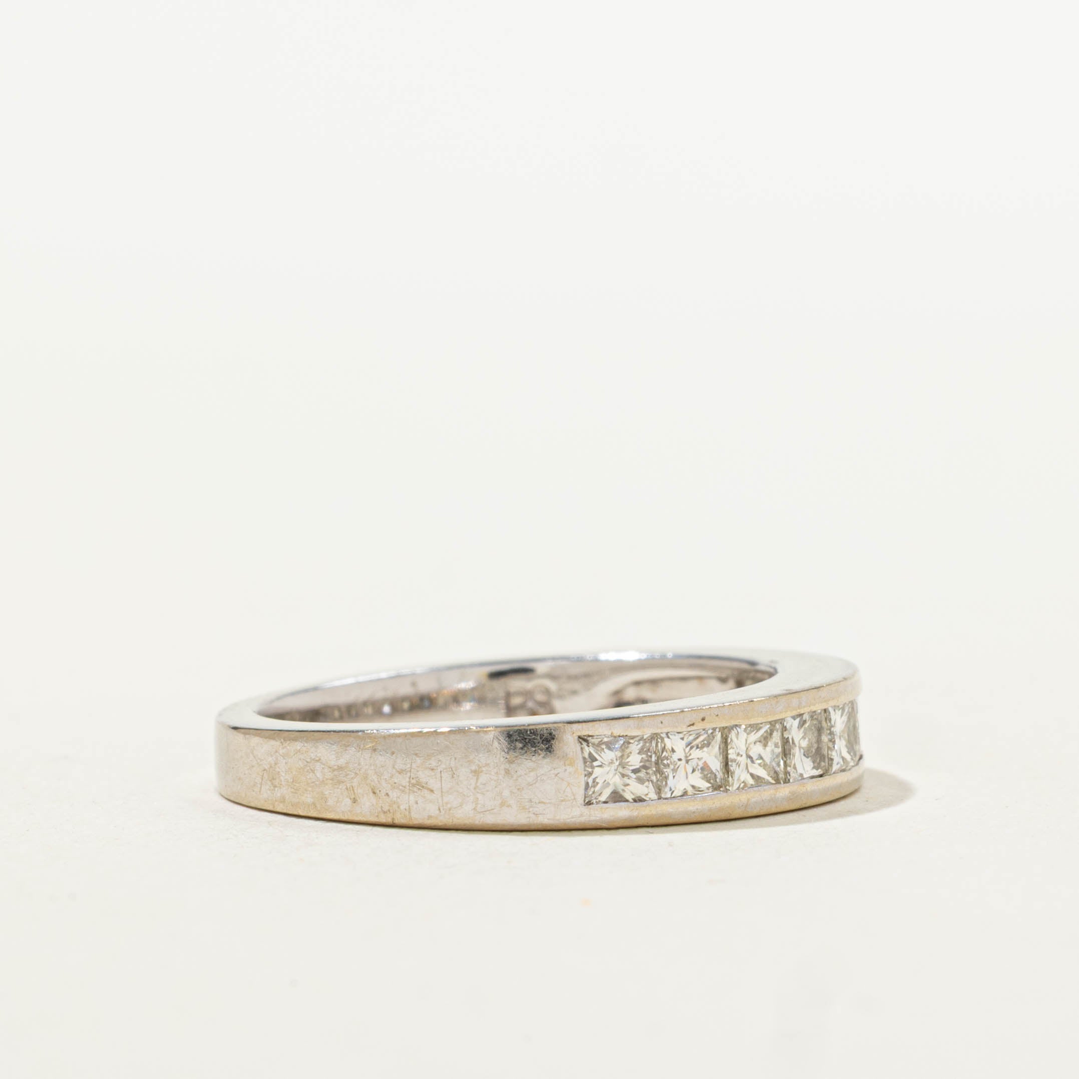 14k Semi Eternity Princess Cut Diamond Ring | 1.00ctw | SZ 6