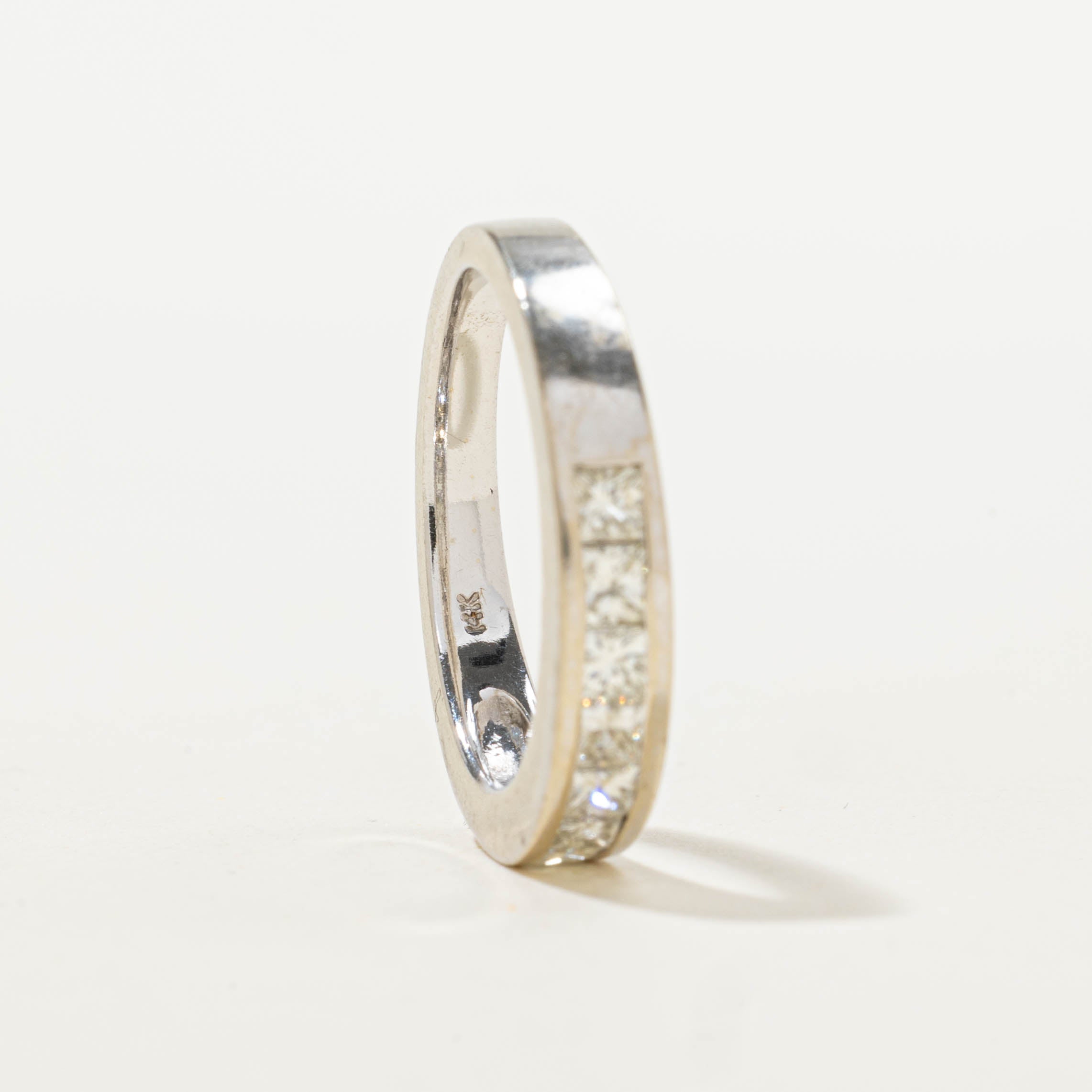14k Semi Eternity Princess Cut Diamond Ring | 1.00ctw | SZ 6