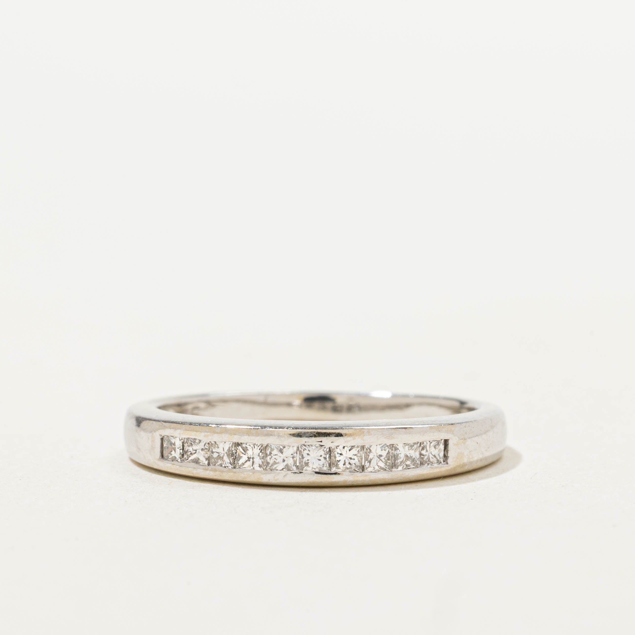 14k Semi Eternity Princess Cut Diamond Ring | 0.25ctw | SZ 7