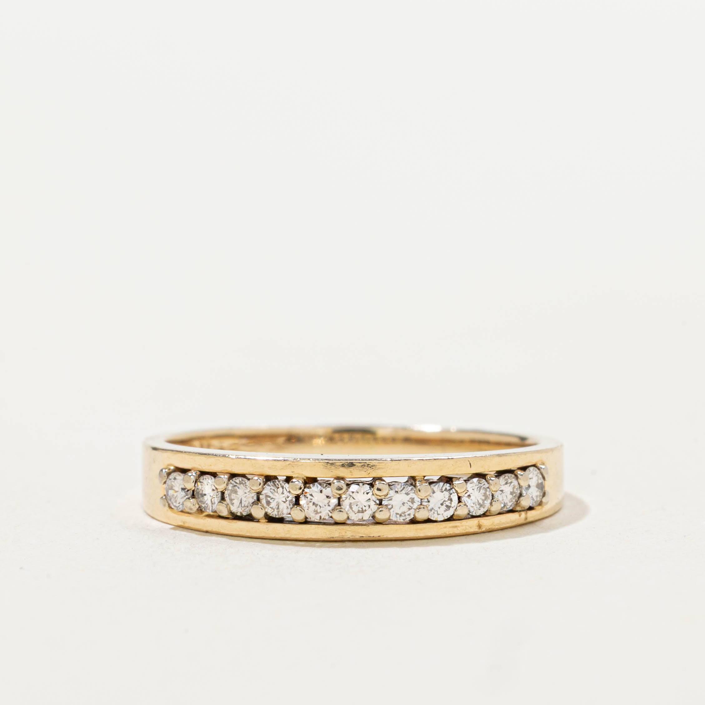 ‘Birks’ Semi Eternity Diamond Band | 0.16ctw | SZ 4.75