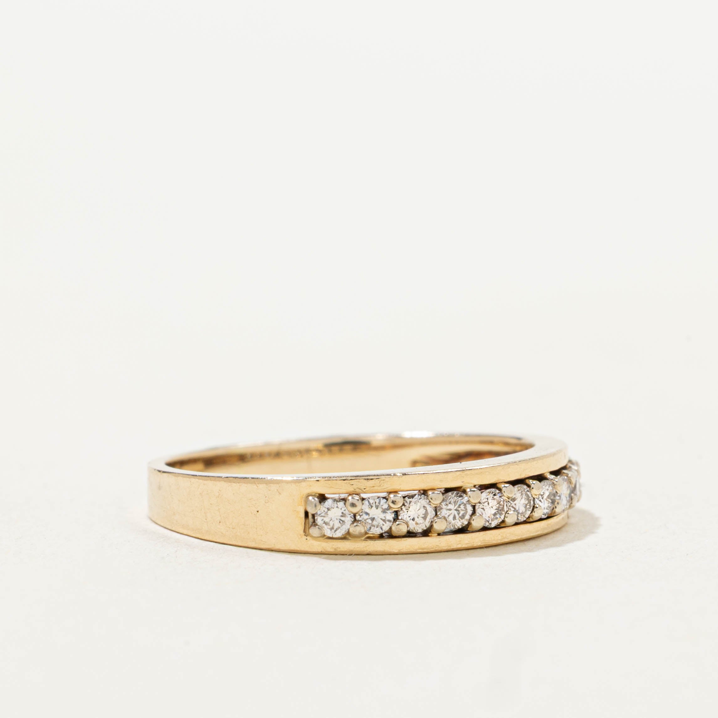 ‘Birks’ Semi Eternity Diamond Band | 0.16ctw | SZ 4.75