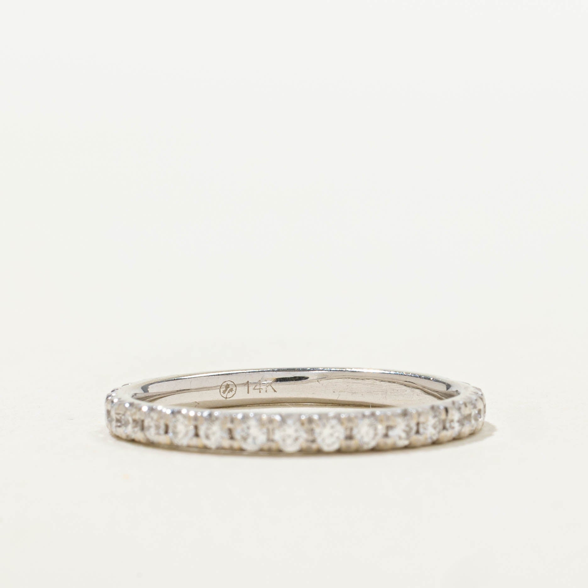 14k Eternity Diamond Band | 0.46ctw | 1.95mm | SZ 5.5
