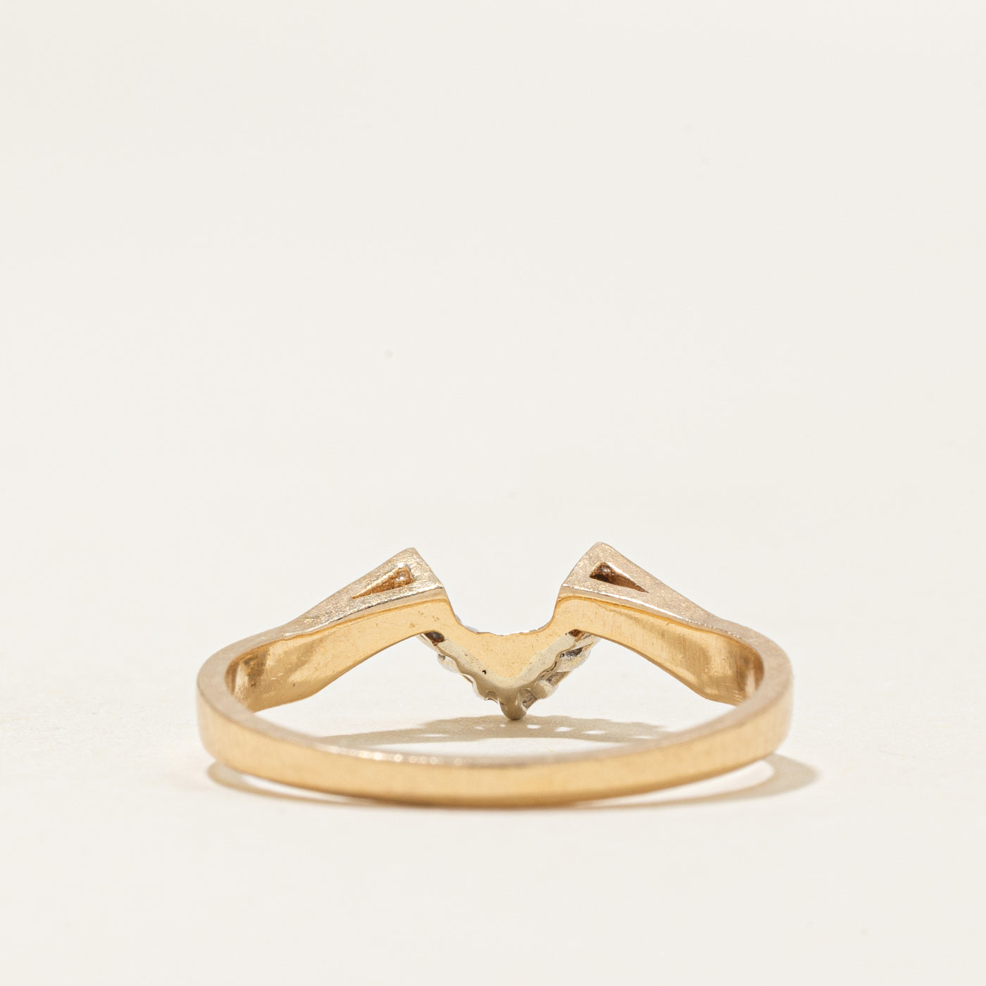 Pave Set Diamond Contour Ring | 0.04ctw | SZ 7.25 |