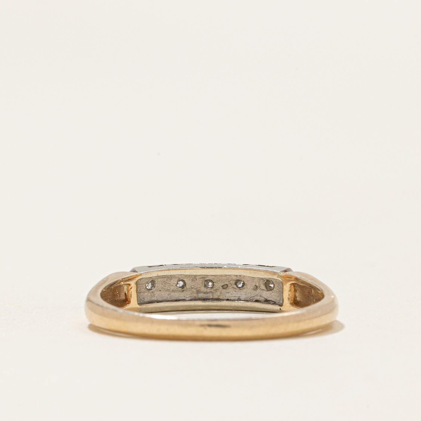 Five Stone Diamond Band | 0.07ctw | SZ 6.25 |