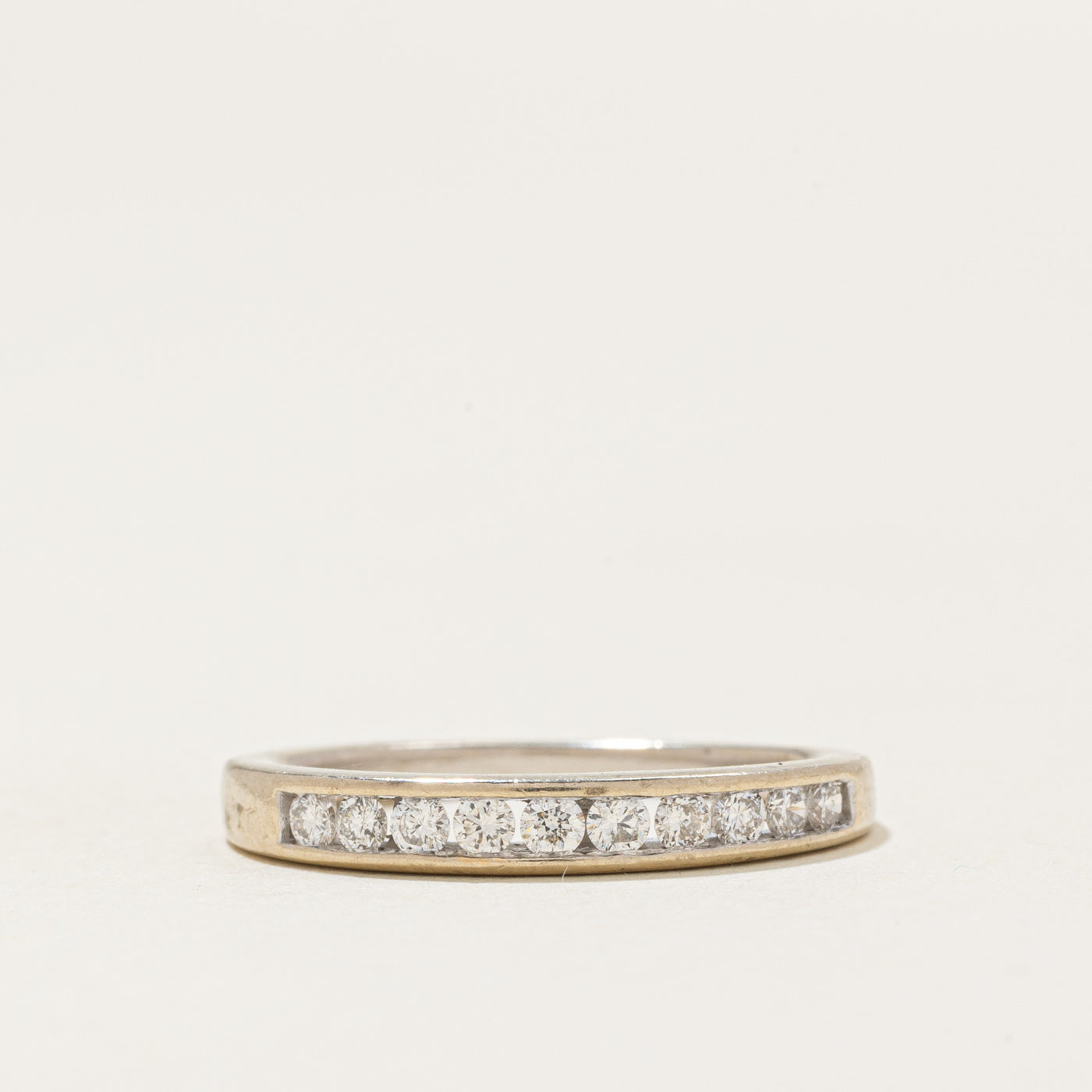 Channel Set Semi Eternity Diamond Band | 0.2ctw | SZ 5.5 |