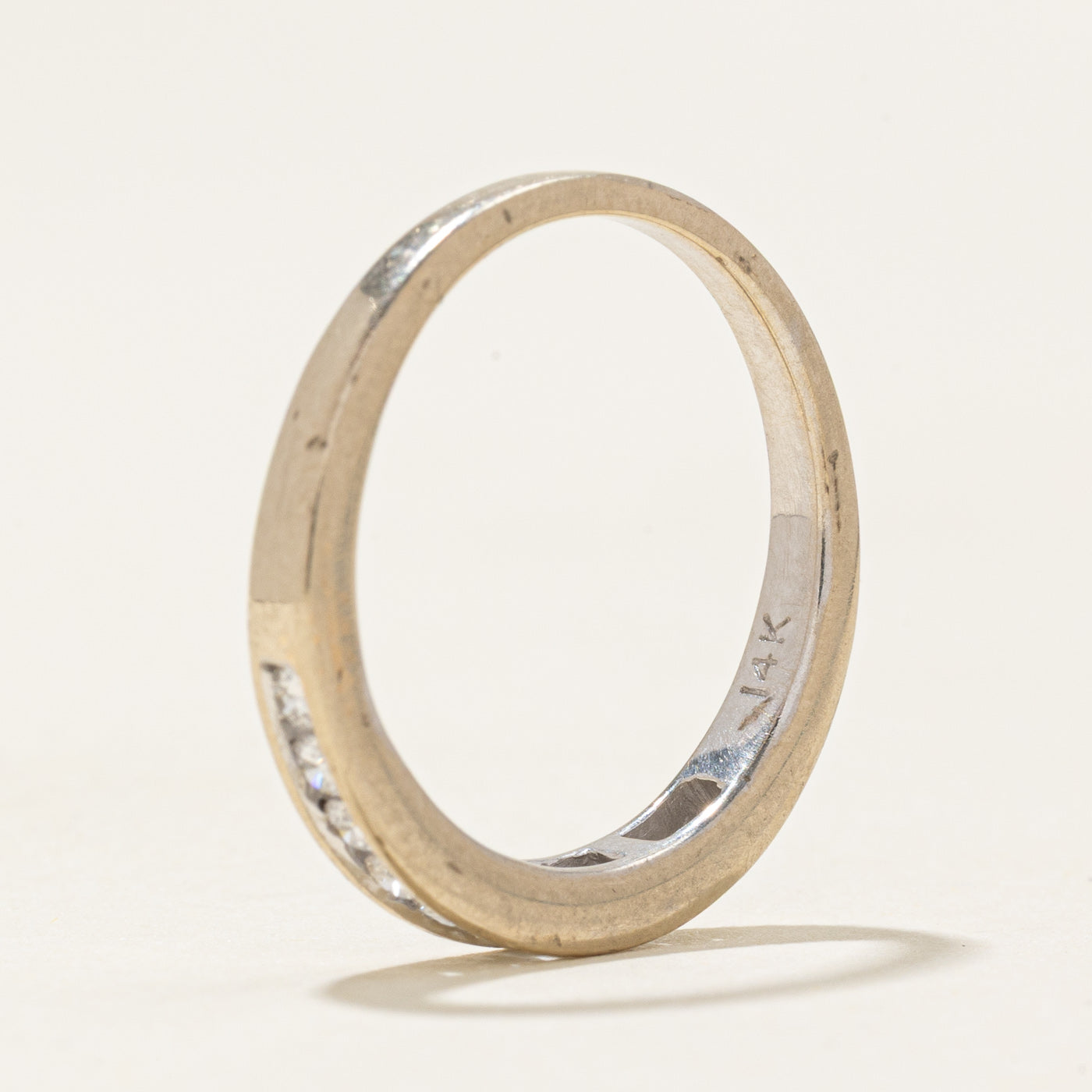 Channel Set Semi Eternity Diamond Band | 0.2ctw | SZ 5.5 |