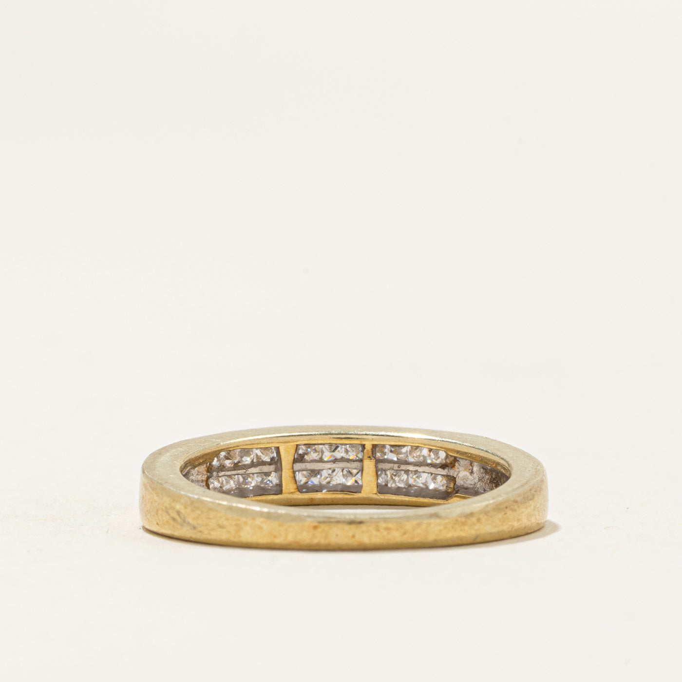 Double Row Princess Cut Diamond Band | 0.24ctw | SZ 5.5 |