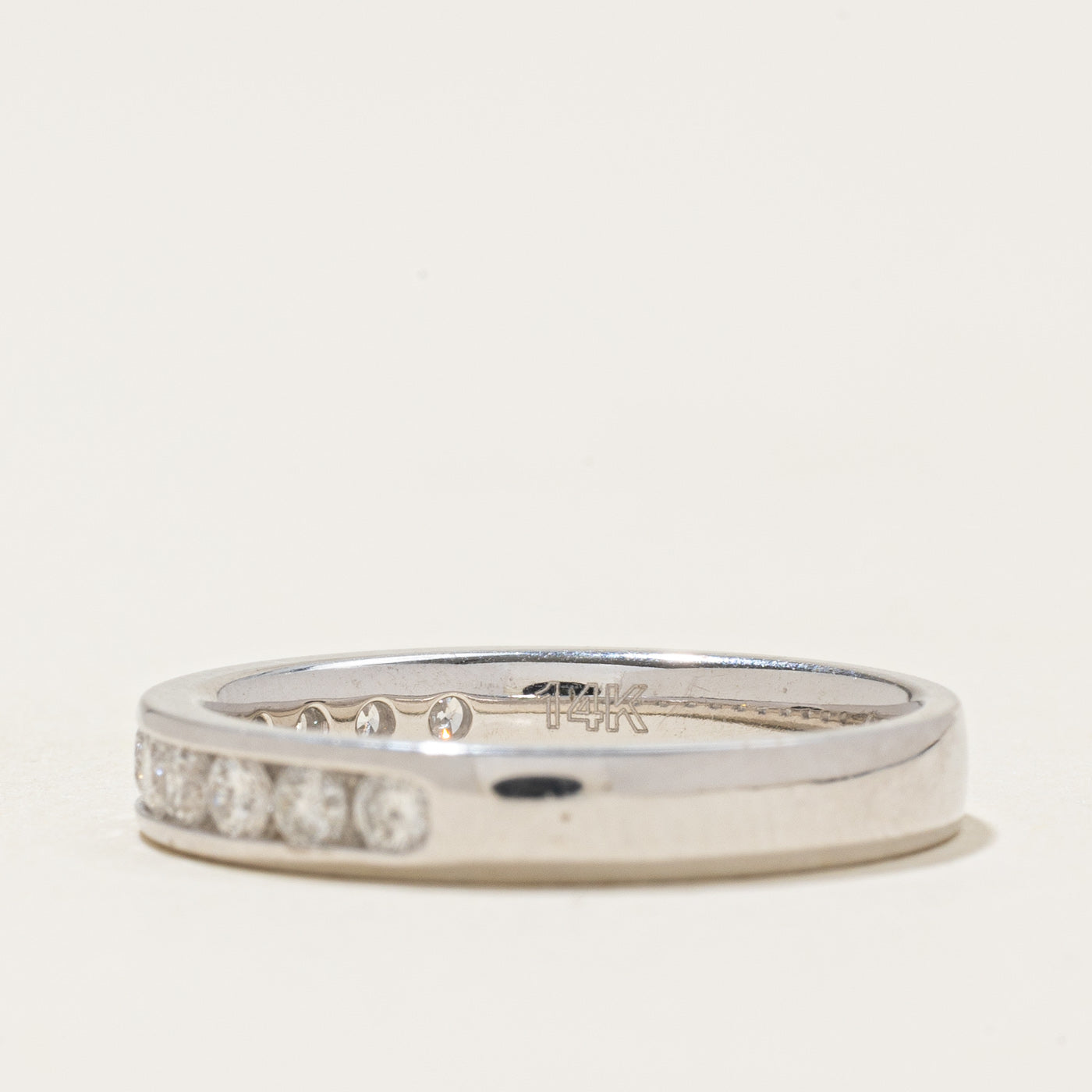 Channel Set Semi Eternity Diamond Band | 0.5ctw | SZ 7.0 |