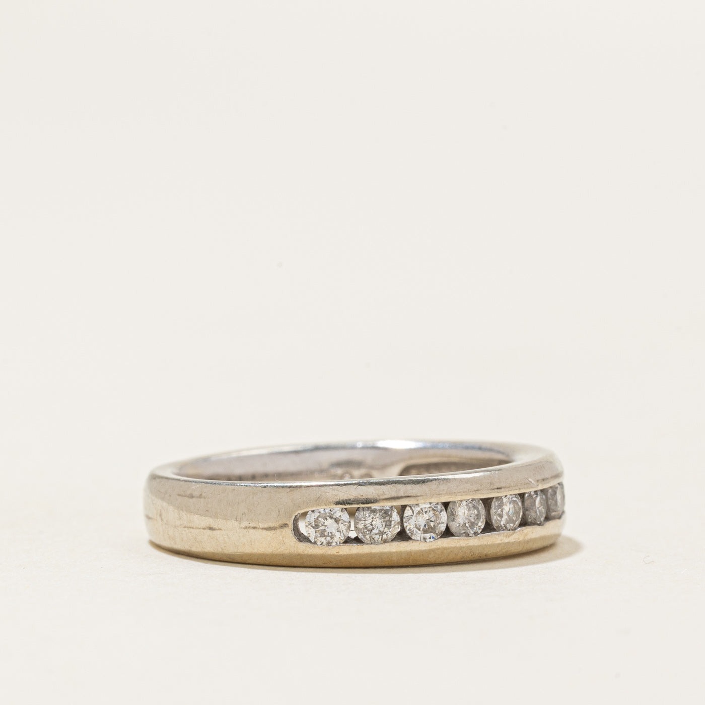 Channel Set Semi Eternity Diamond Band | 0.3ctw | SZ 5.0 |