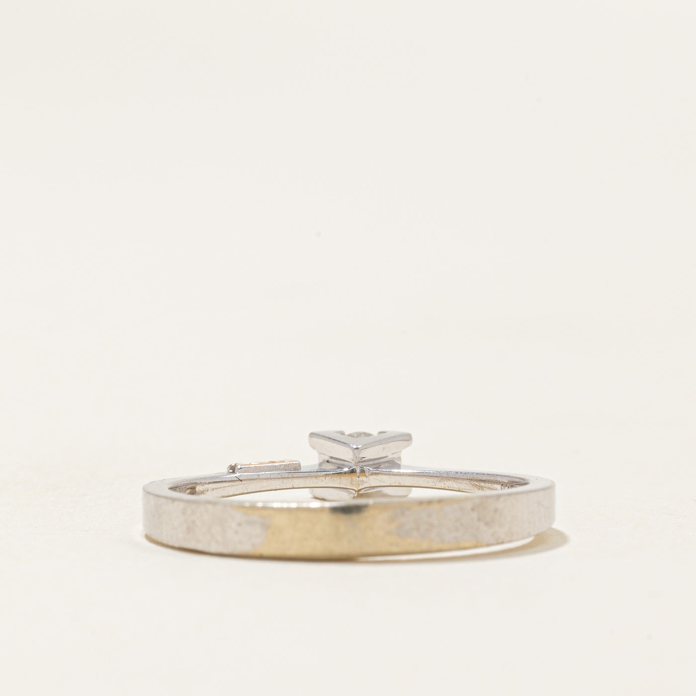 High Set Solitaire Diamond Ring | 0.12ct | SZ 6.0 |