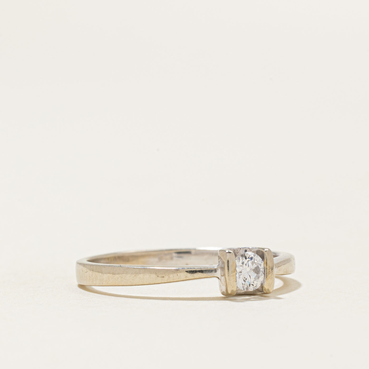 Tension Set Solitaire Diamond Ring | 0.15ct | SZ 8.0 |