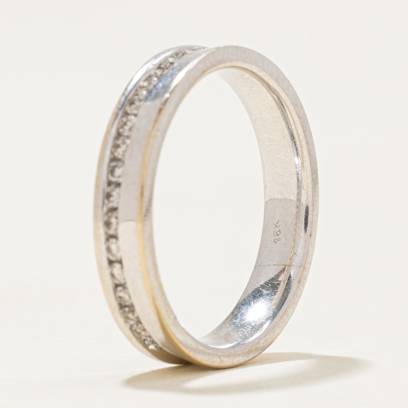 Channel Set Semi Eternity Diamond Band | 0.17ctw | 3.80mm | SZ 6.5 |