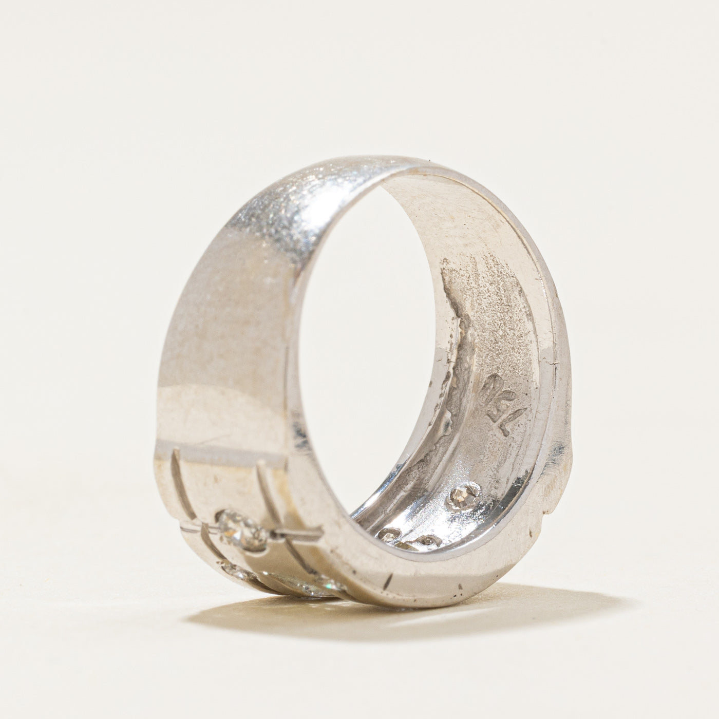 Mix Cut Diamond Geometric Band | 0.24ctw | SZ 2.75 |