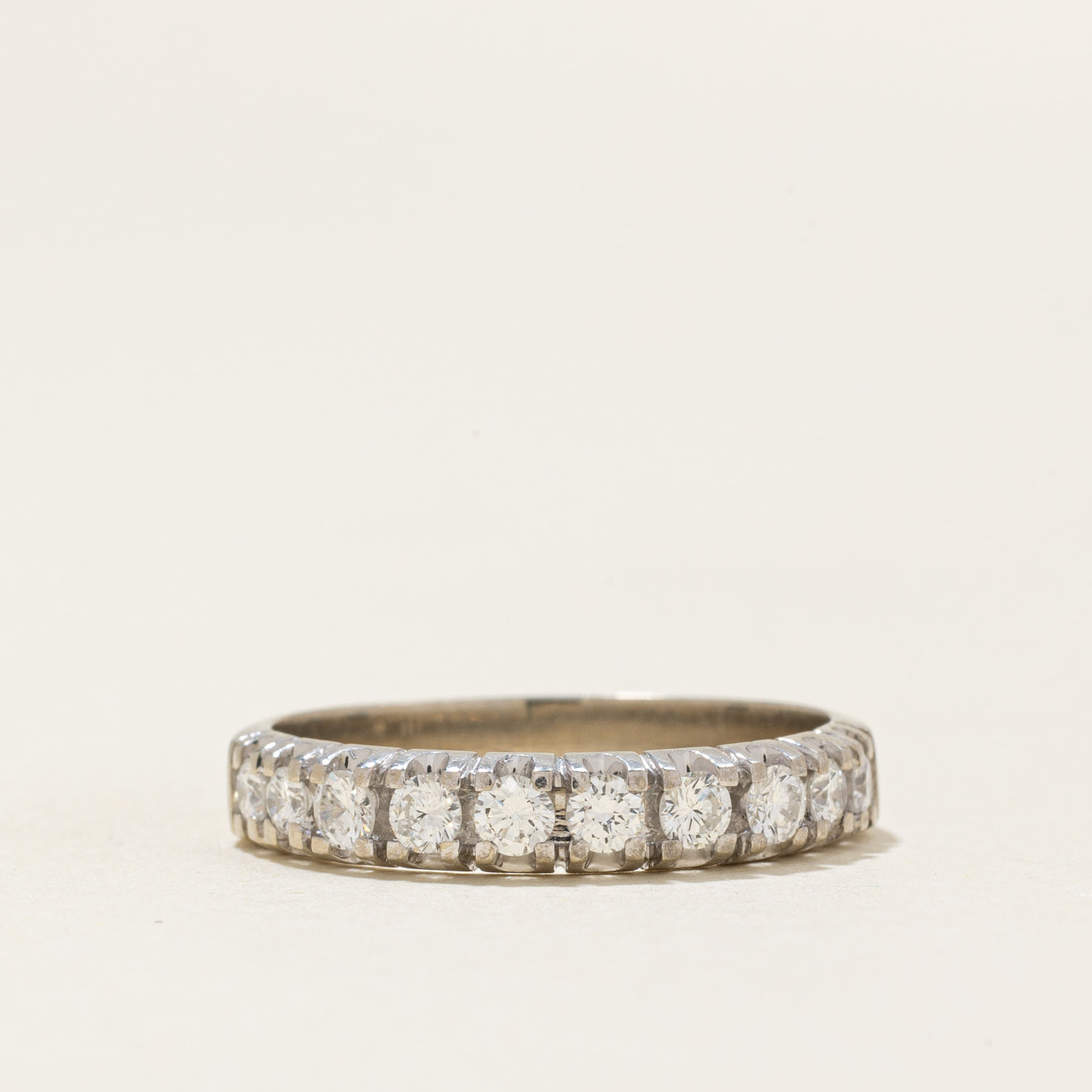 Semi Eternity Diamond Band | 0.4ctw | 3.70mm | SZ 7.5 |