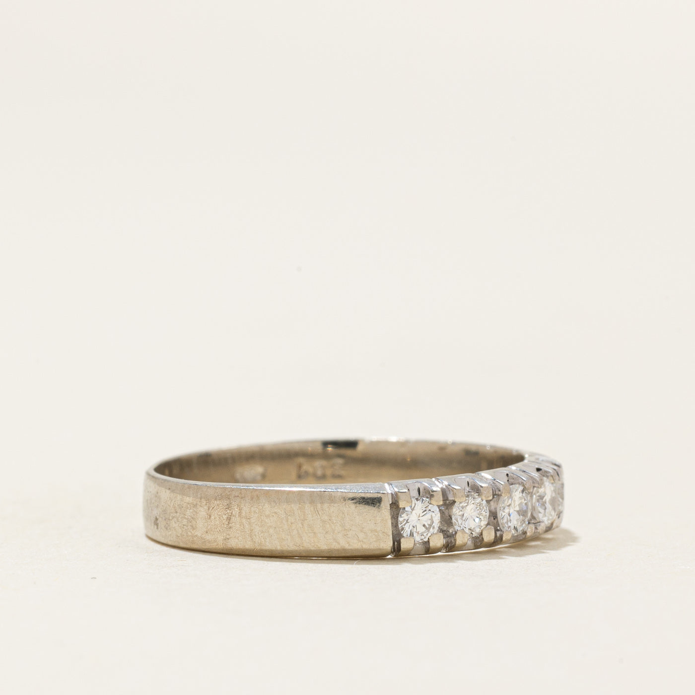 Semi Eternity Diamond Band | 0.4ctw | 3.70mm | SZ 7.5 |