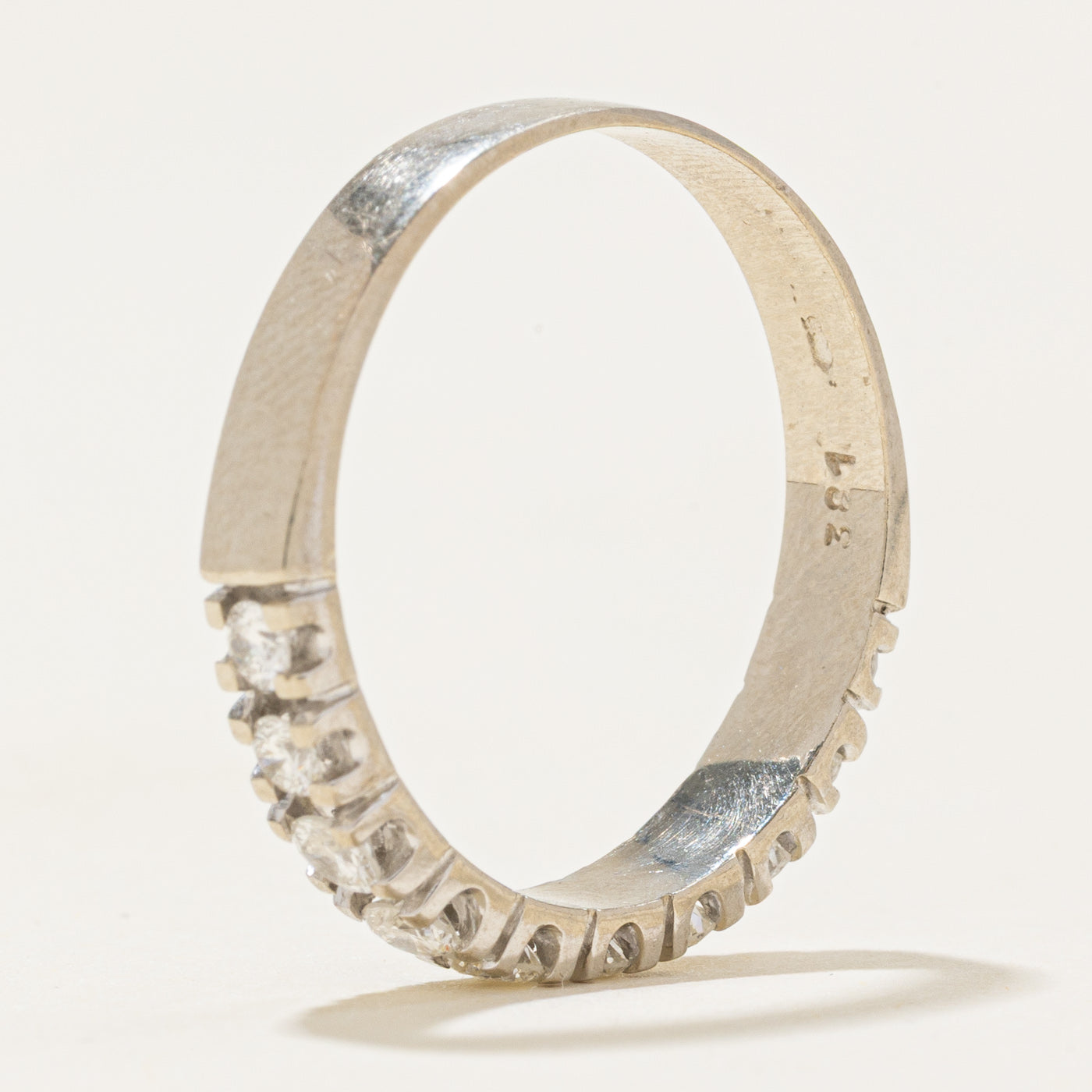 Semi Eternity Diamond Band | 0.4ctw | 3.70mm | SZ 7.5 |