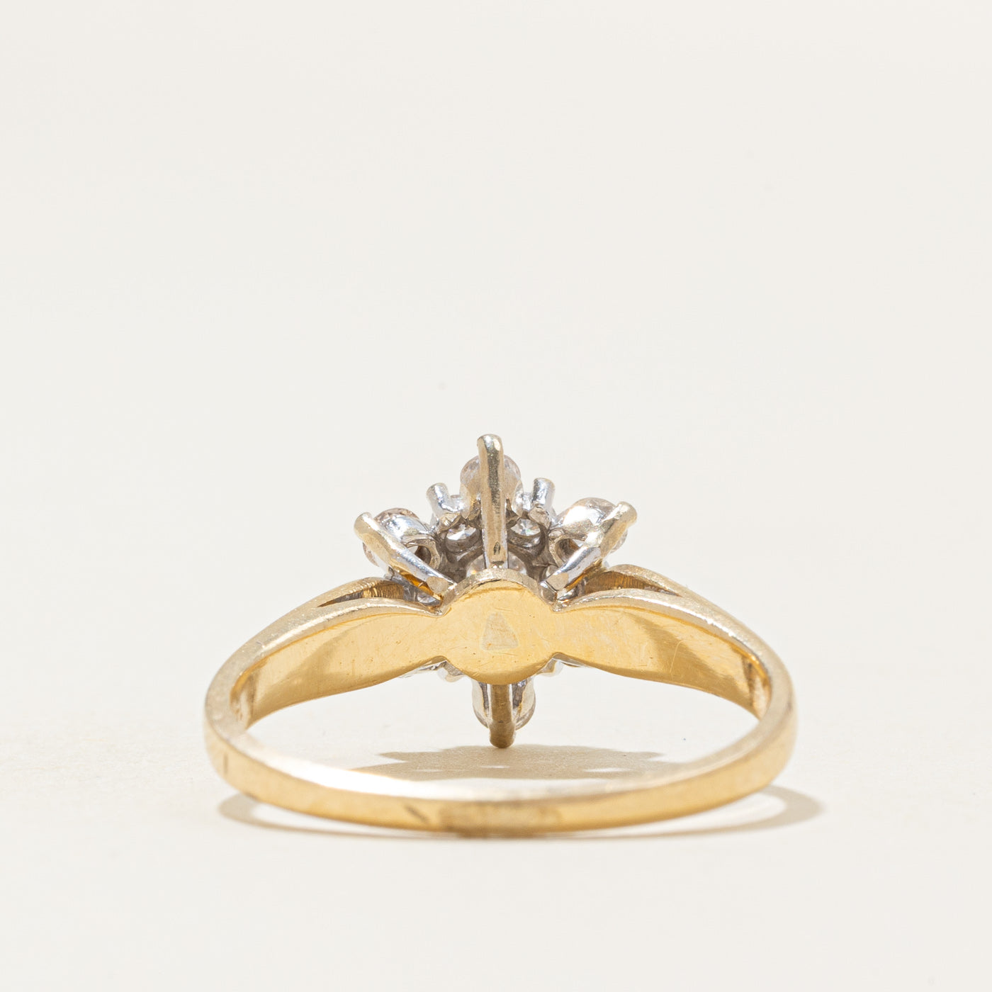 Diamond Petal Cluster Ring | 0.42ctw | SZ 6.25 |