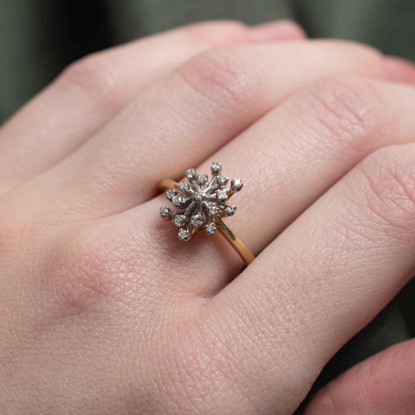 Diamond Cluster Ring | 0.09ctw | SZ 7.75