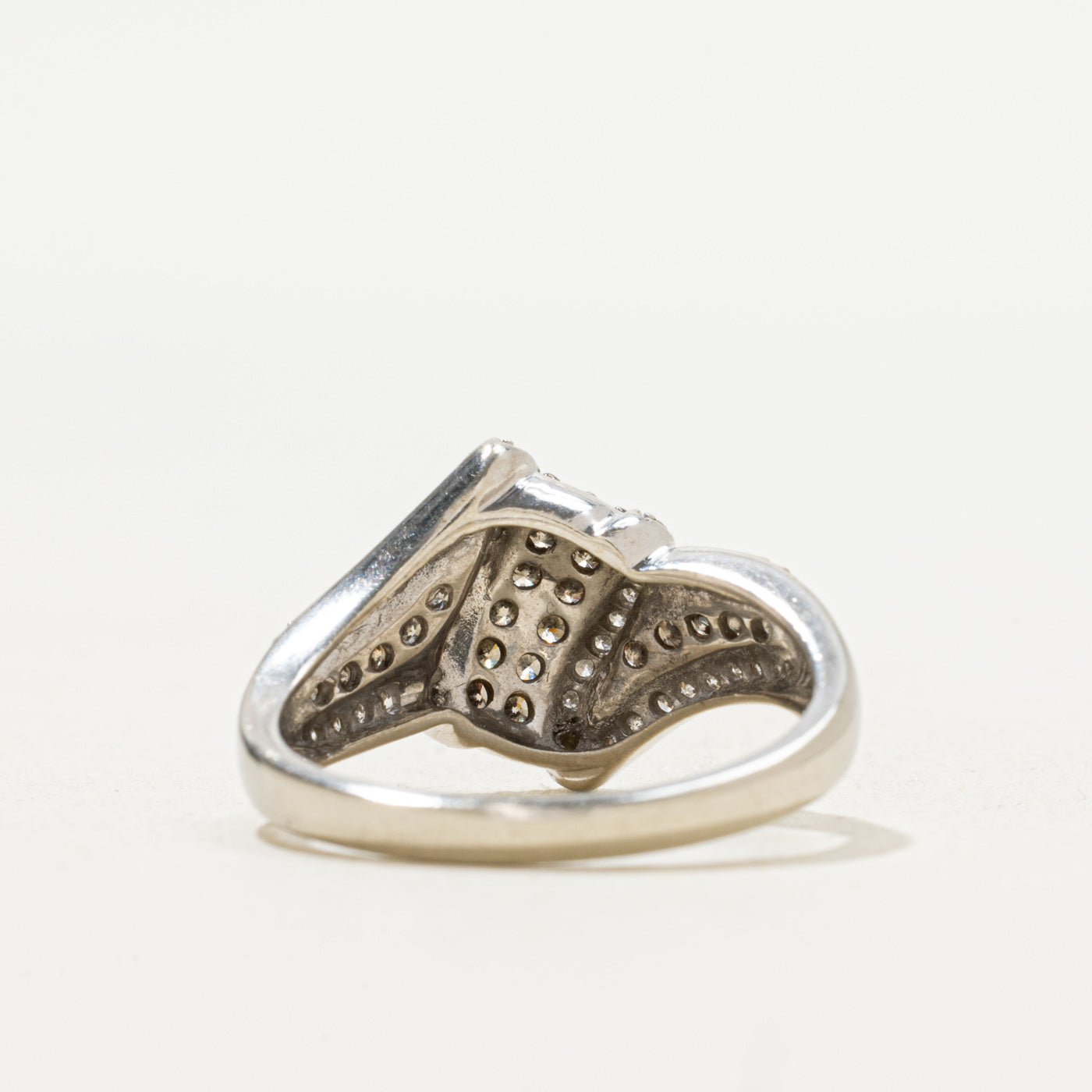 Brown & White Diamond Twisted Ring | 0.47ctw | SZ 7.5