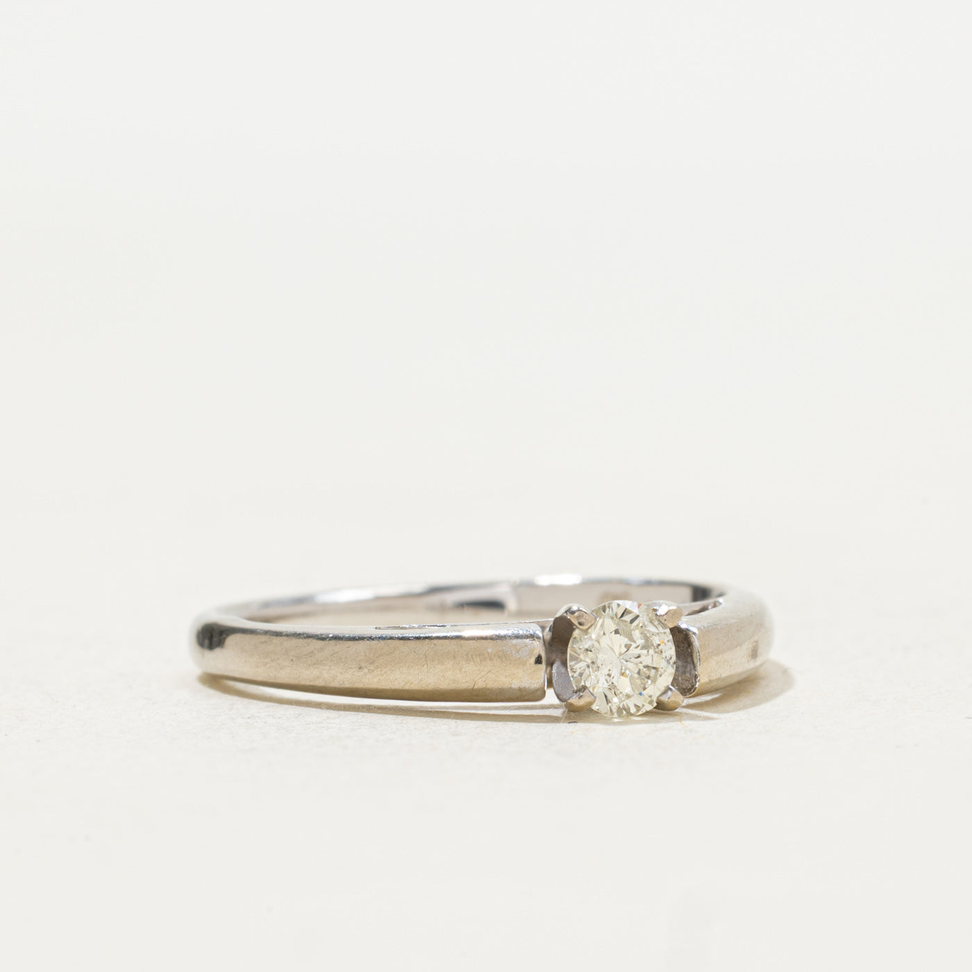 Bague solitaire en diamant | 0,21 ct | Taille 6,75