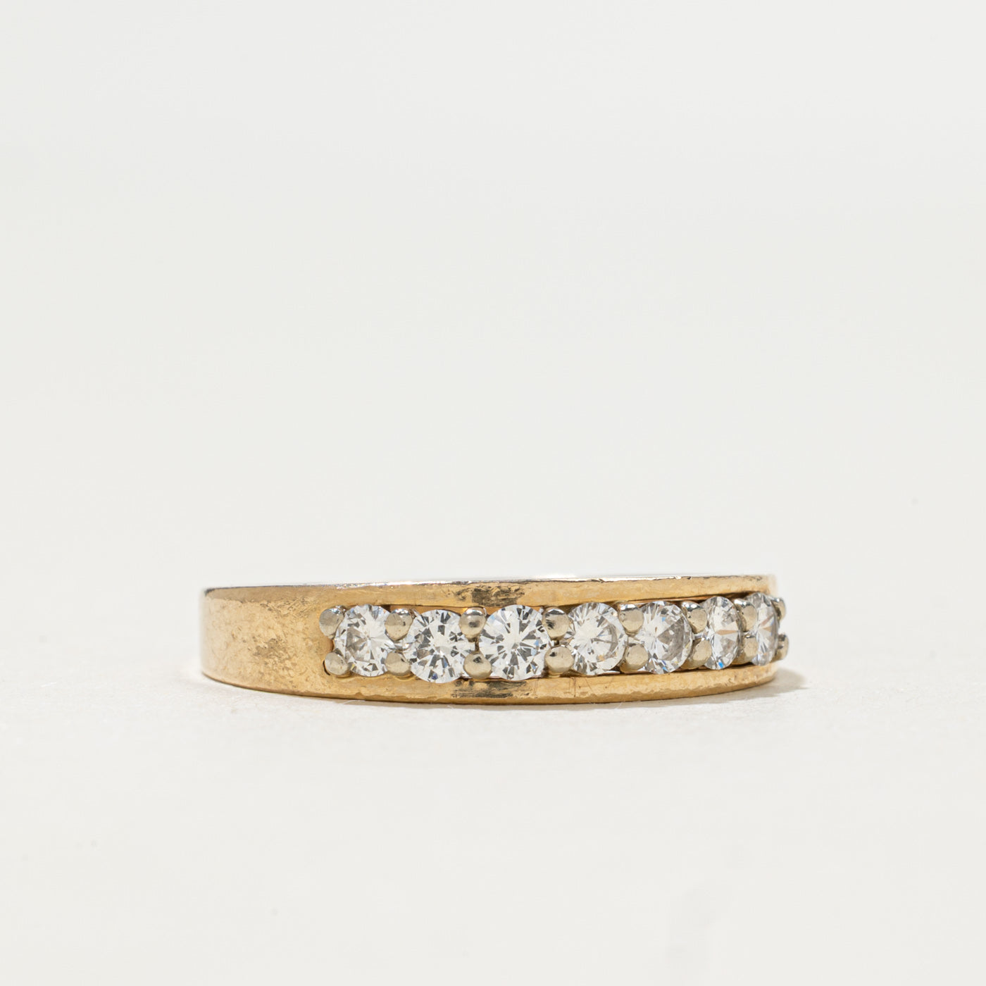 'Birks' Seven Stone Diamond Band | 0.35ctw | SZ 6.75