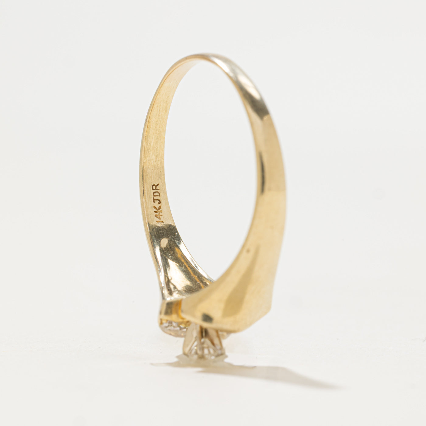 Diamond Accented Wave Ring | 0.18ctw | SZ 9.5