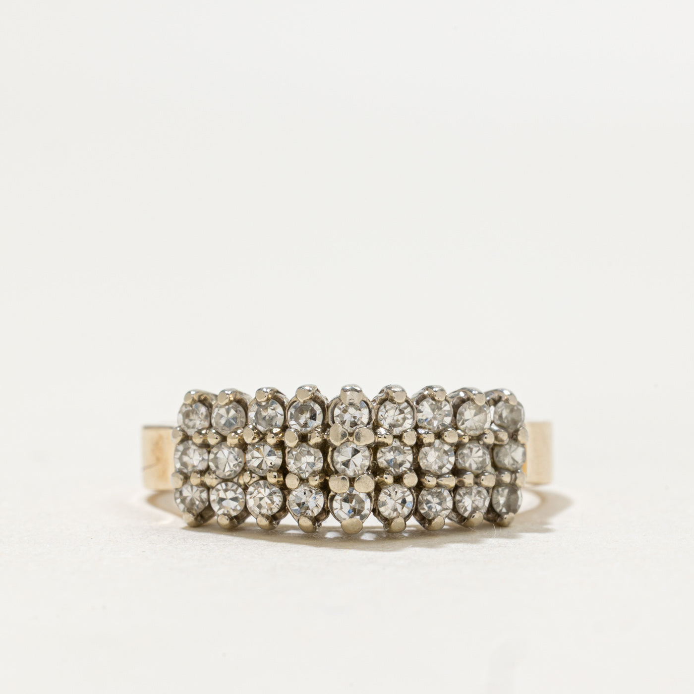 Multi Row Diamond Ring | 0.27ctw | SZ 6.25