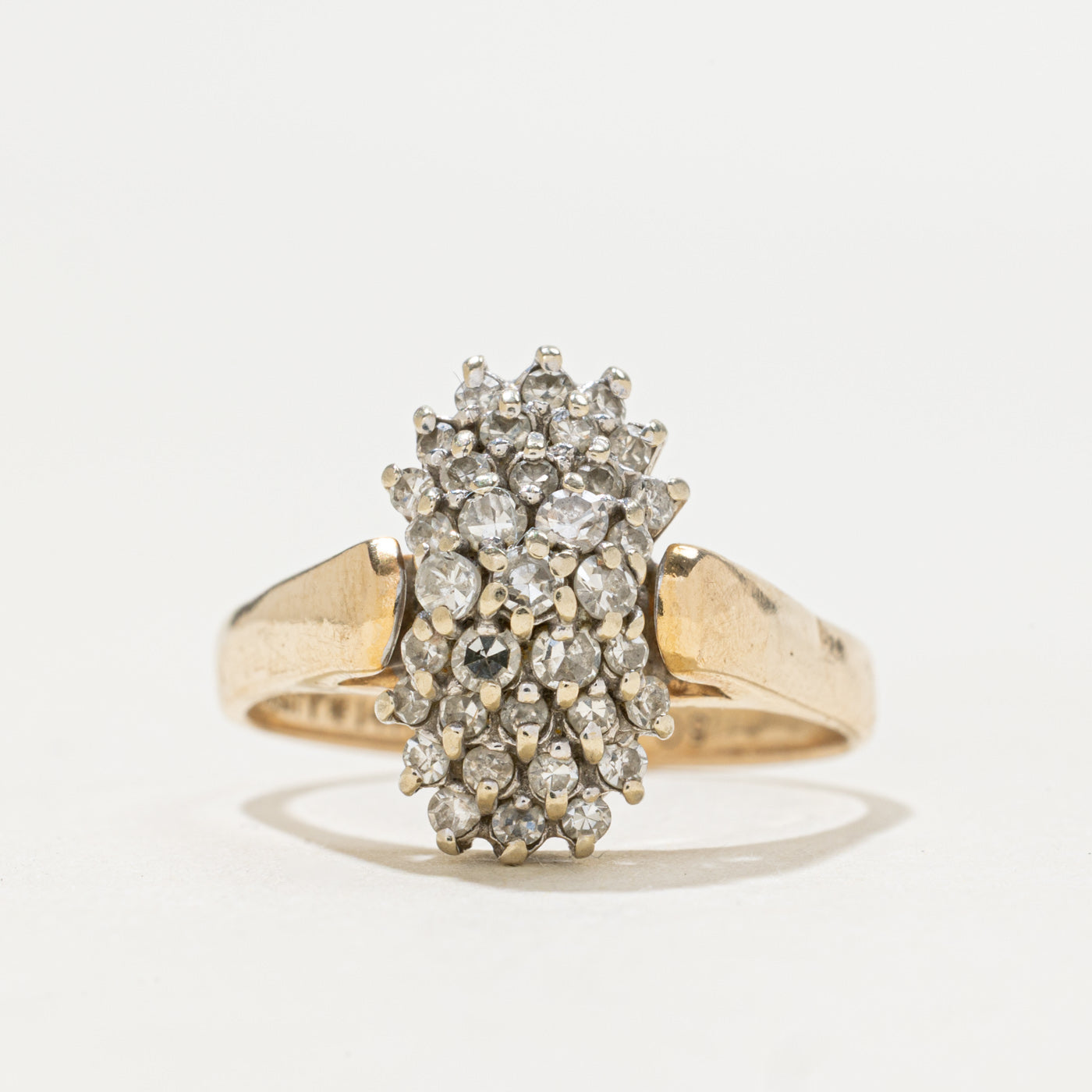 Diamond Cluster Cocktail Ring | 0.50ctw | SZ 6.5