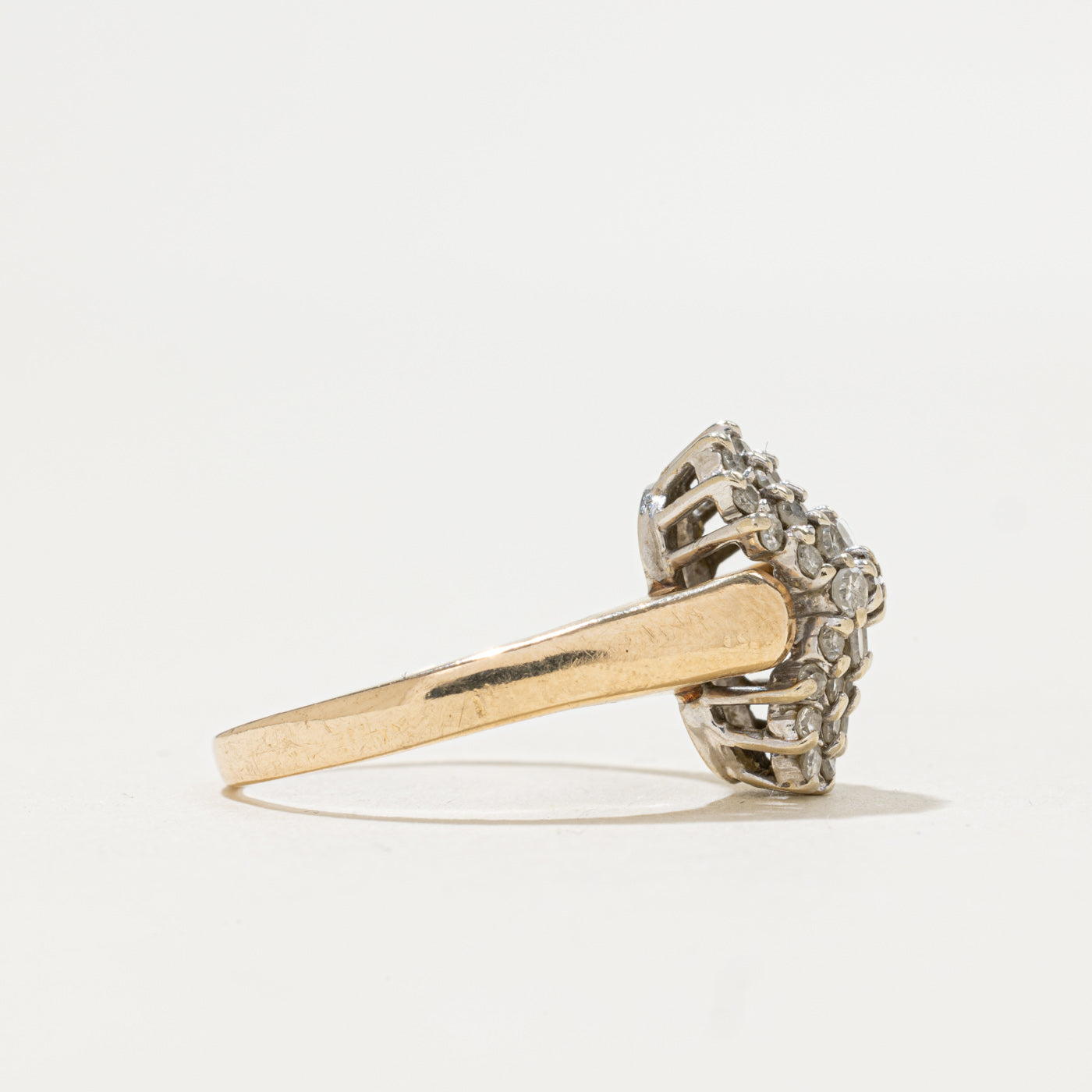 Diamond Cluster Cocktail Ring | 0.50ctw | SZ 6.5