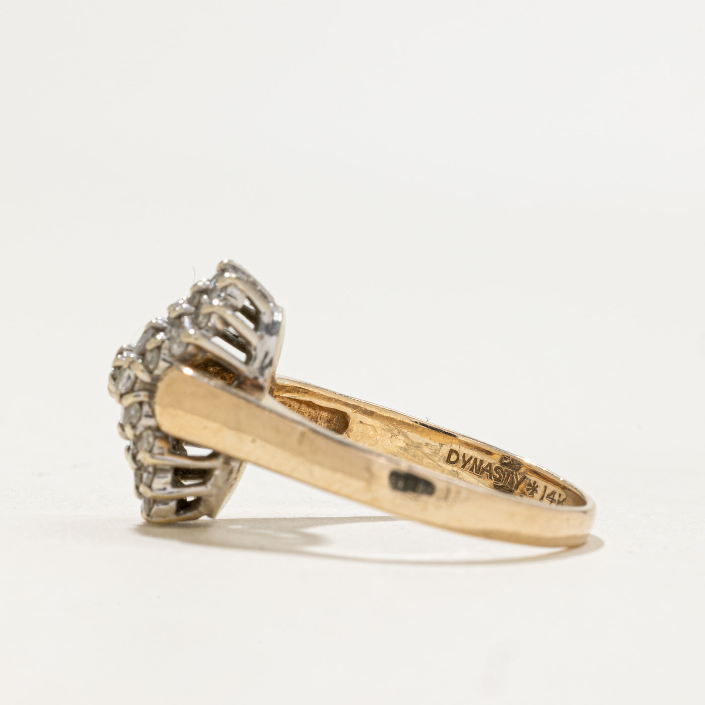 Diamond Cluster Cocktail Ring | 0.50ctw | SZ 6.5