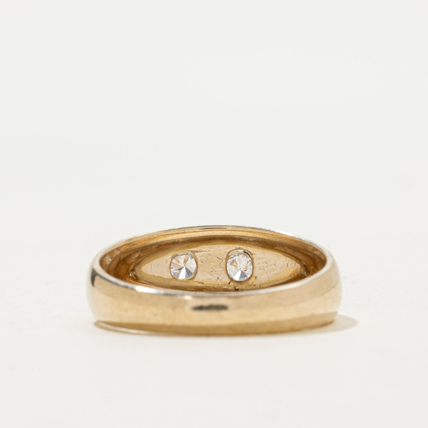 Two Stone Diamond Band | 0.25ctw | SZ 10.5