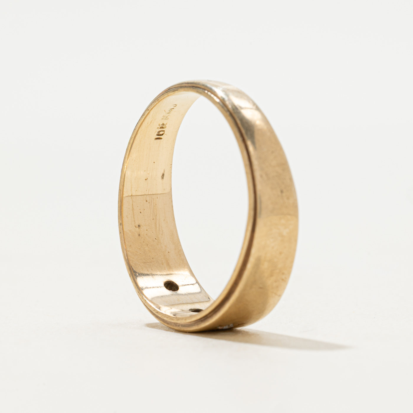 Three Stone Star Set Diamond Band | 0.05ctw | SZ 10.5