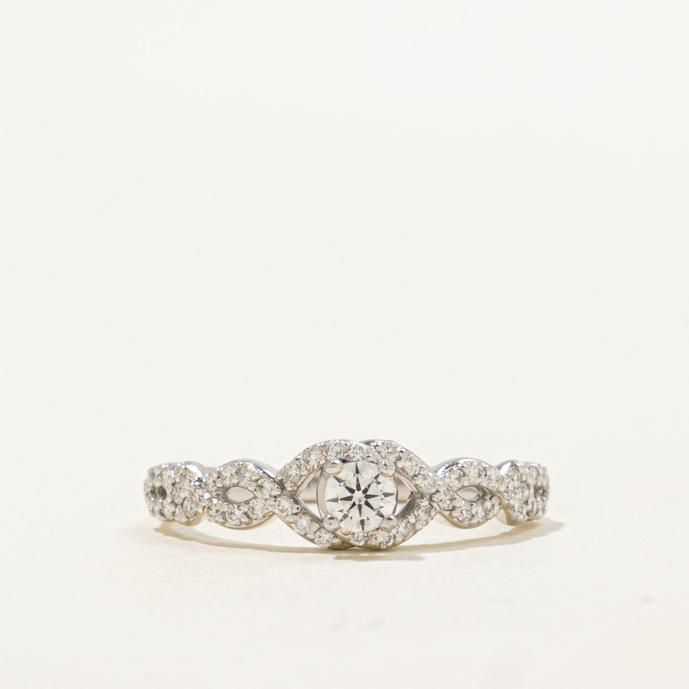 14K Diamond Multi Cross Over Ring | 0.41ctw | SZ 7.5