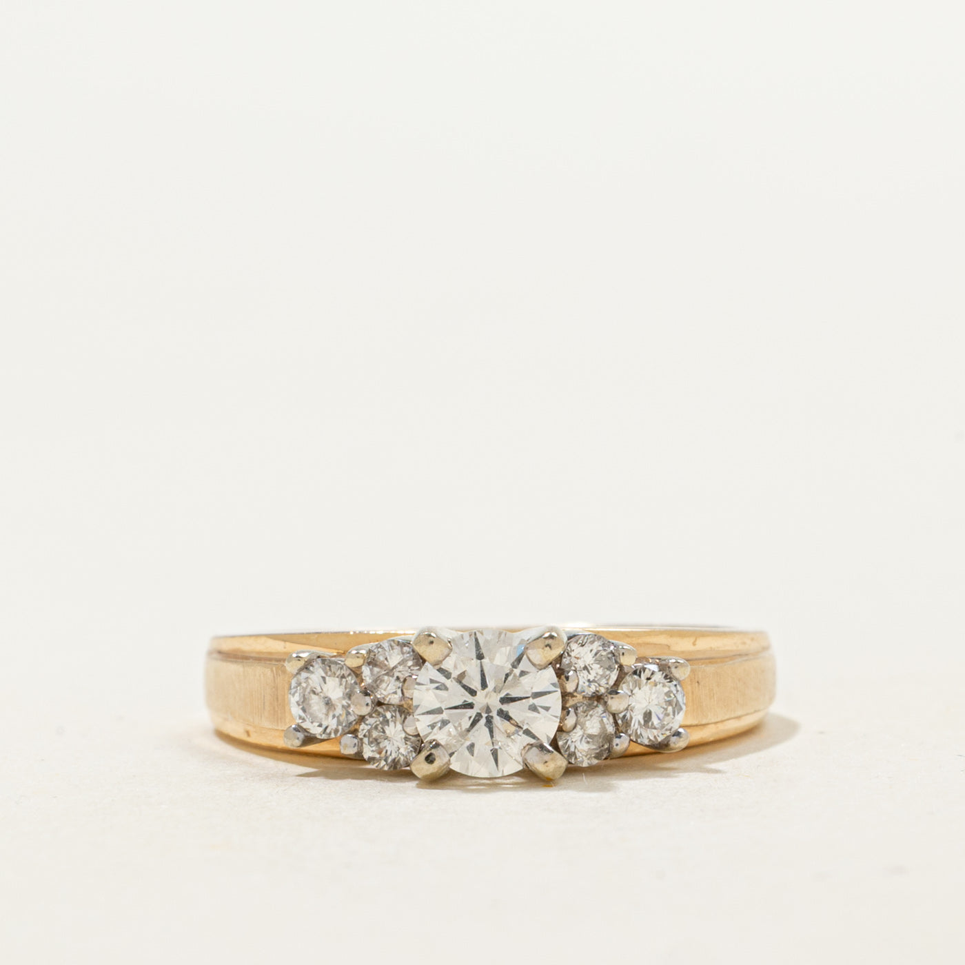 14K Yellow Gold Diamond Accented Ring | 0.68ctw | SZ 6.5