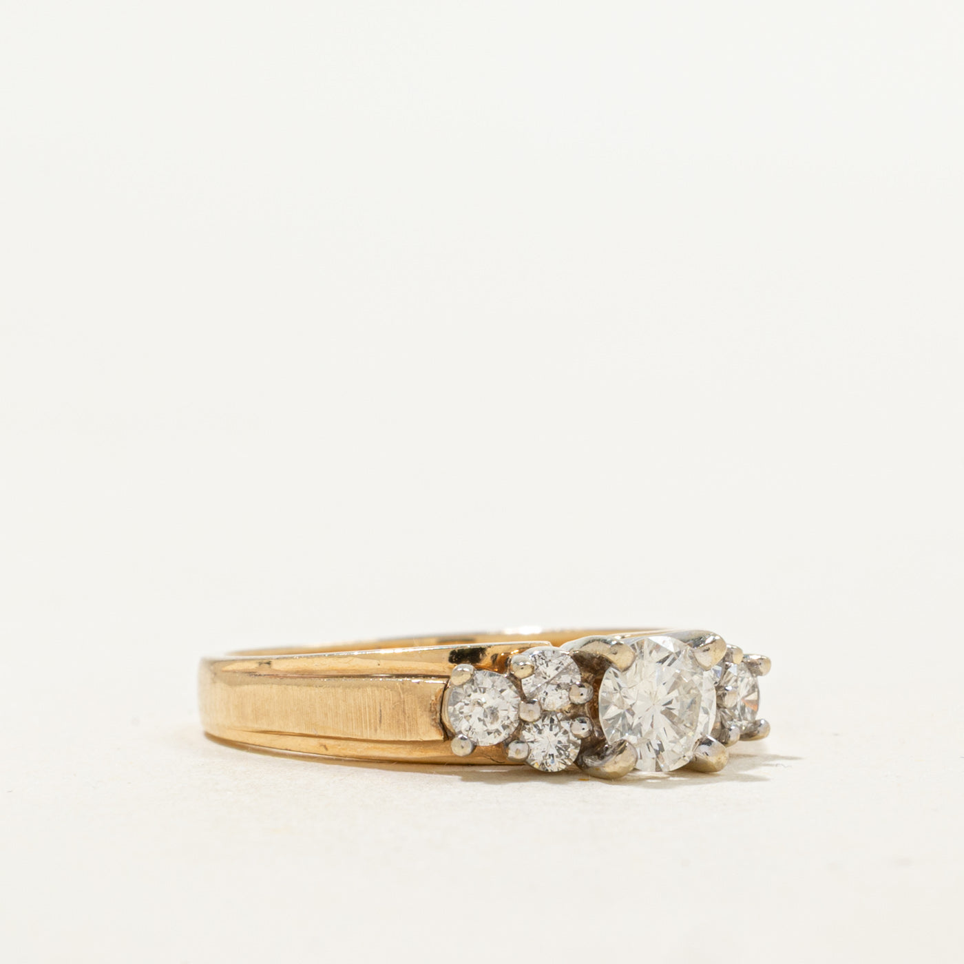14K Yellow Gold Diamond Accented Ring | 0.68ctw | SZ 6.5