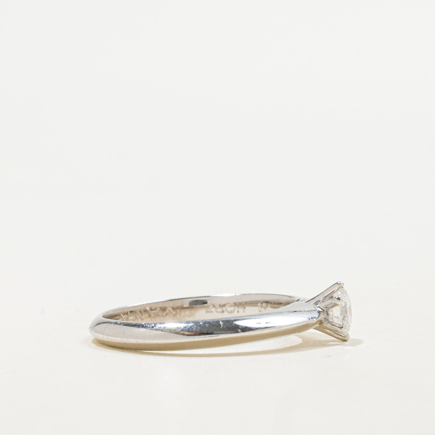 18K White Gold Diamond Knife Edge Ring | 0.33ct | SZ 7.0