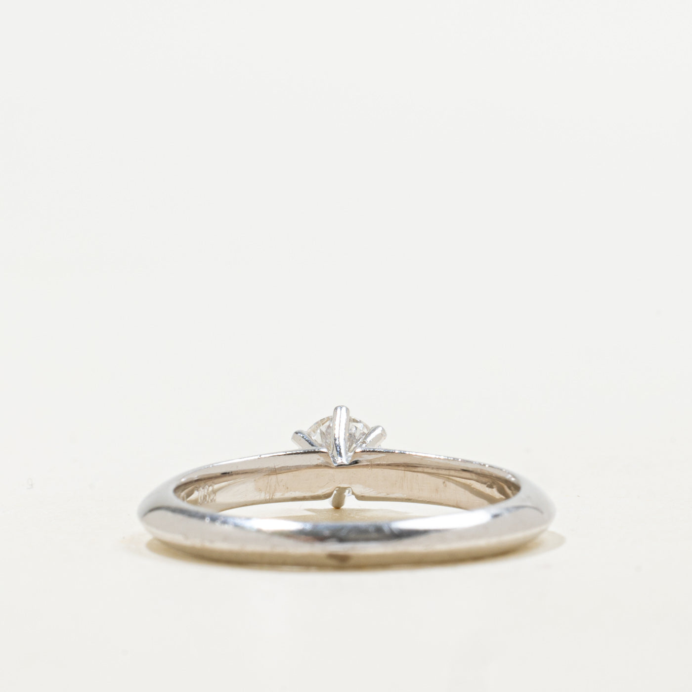 18K White Gold Diamond Knife Edge Ring | 0.33ct | SZ 7.0