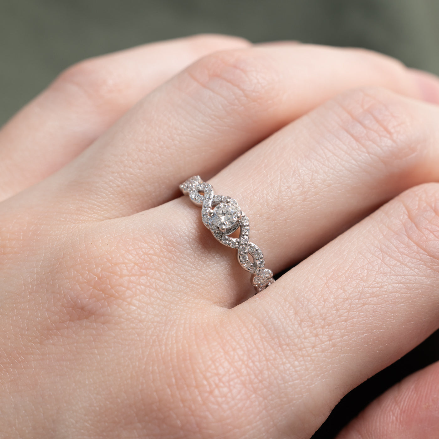 14K Diamond Multi Cross Over Ring | 0.41ctw | SZ 7.5