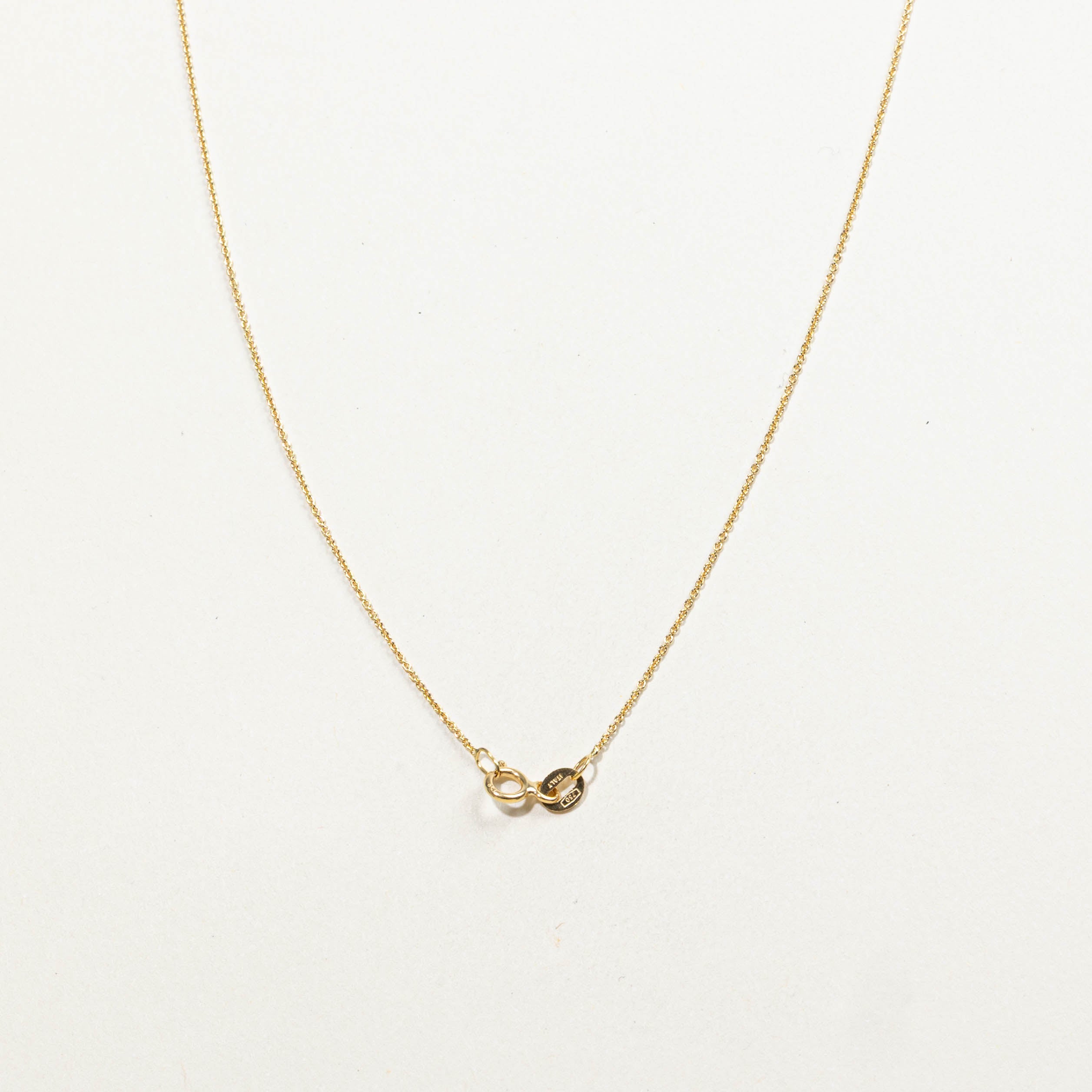 18k Diamond Geometric Pendant Necklace | 0.12ctw | 16"