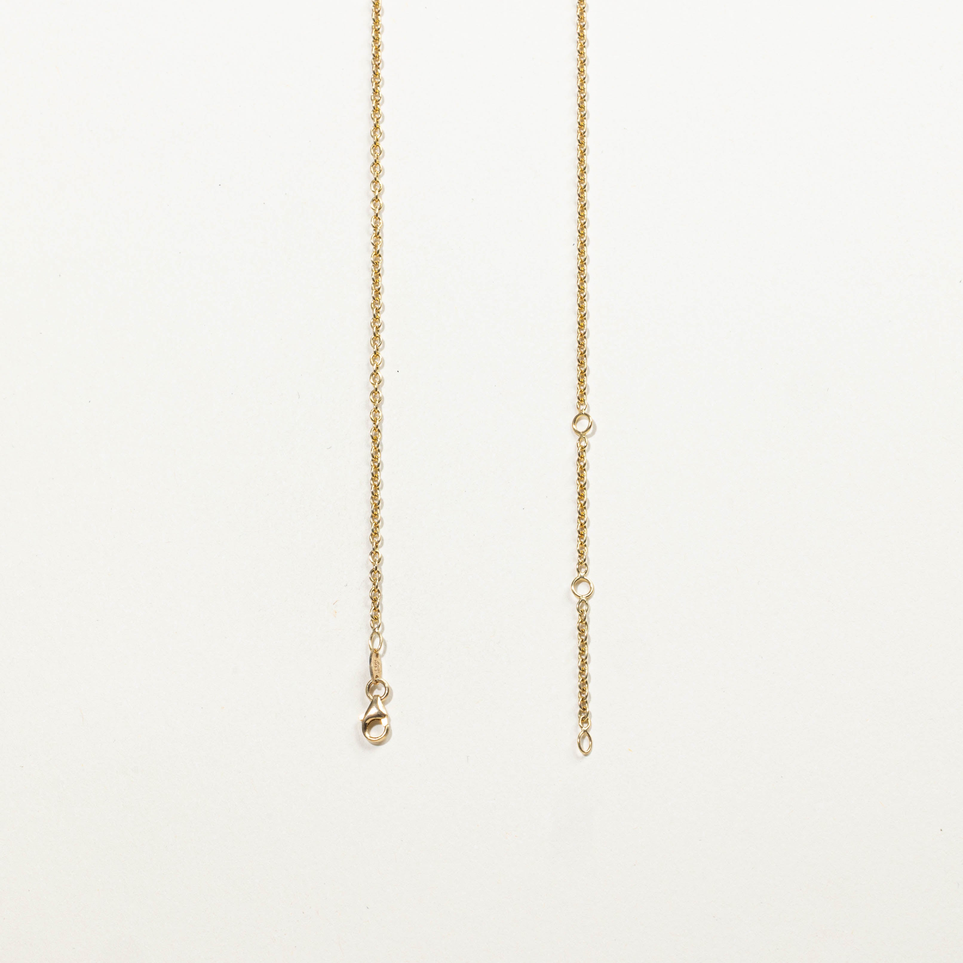 14k Diamond "Love" Pendant Necklace | 0.02ctw | 19"