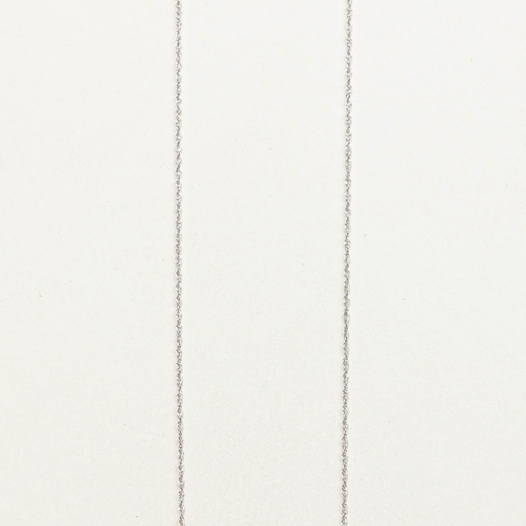 10k Solitaire Diamond Pendant Necklace | 0.10ctw | 18"